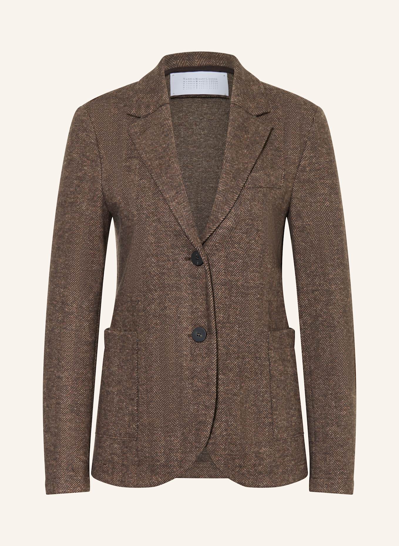 HARRIS WHARF LONDON Blazer: BRAUN / DUNKELBRAUN