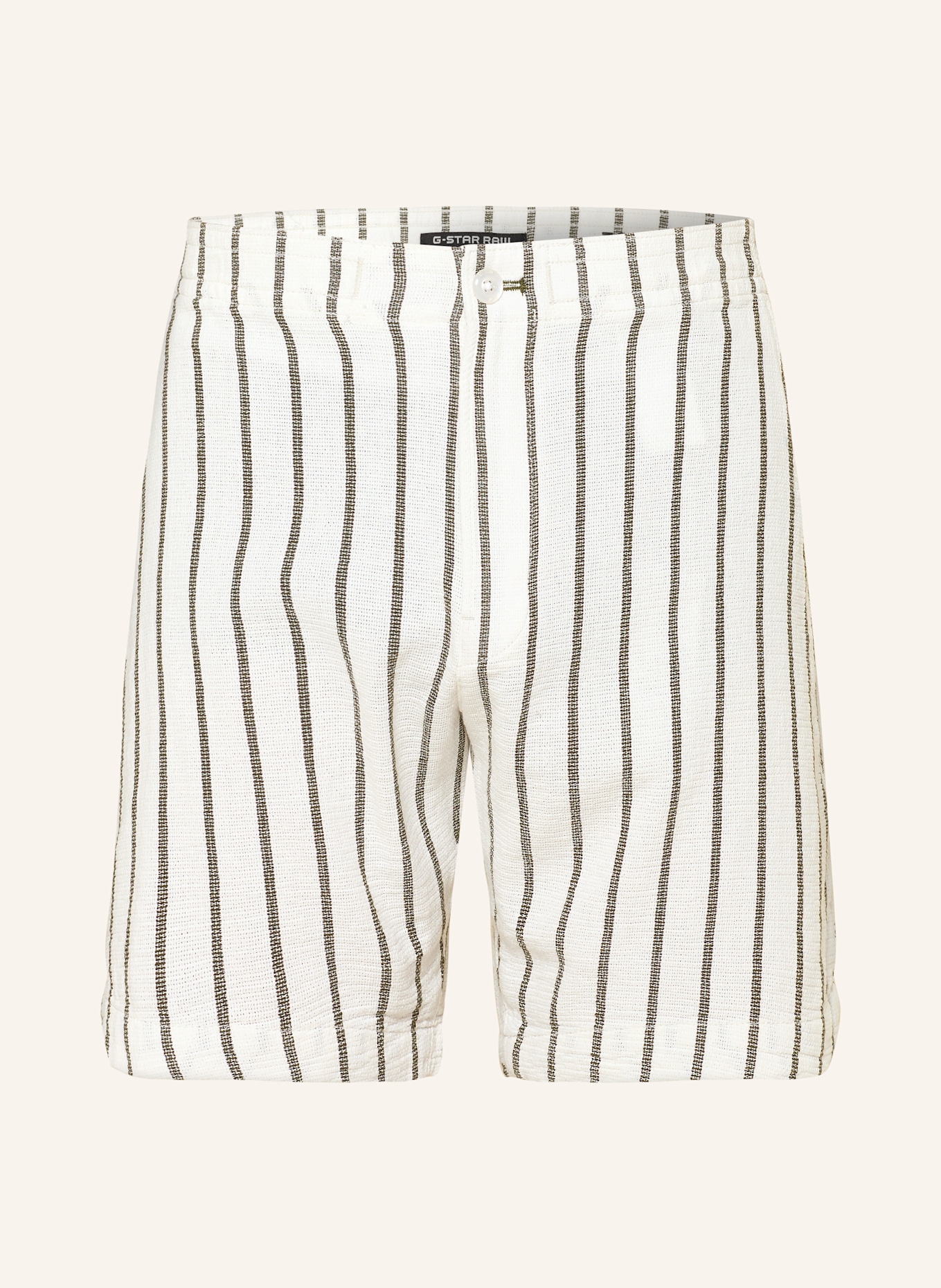 G-Star Shorts Regular Fit: ECRU/ OLIV