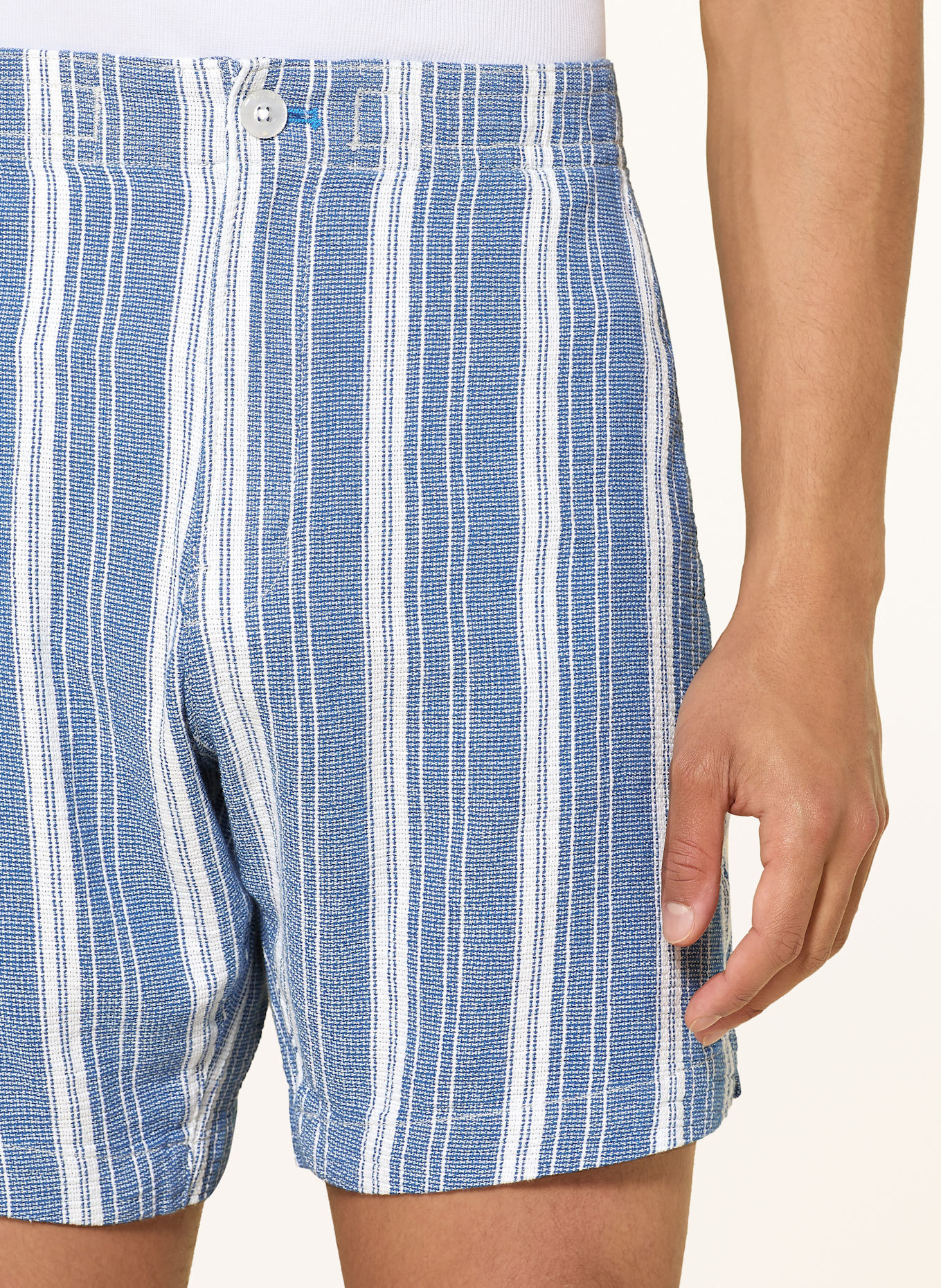 G-Star Shorts Regular Fit: DUNKELBLAU/ WEISS