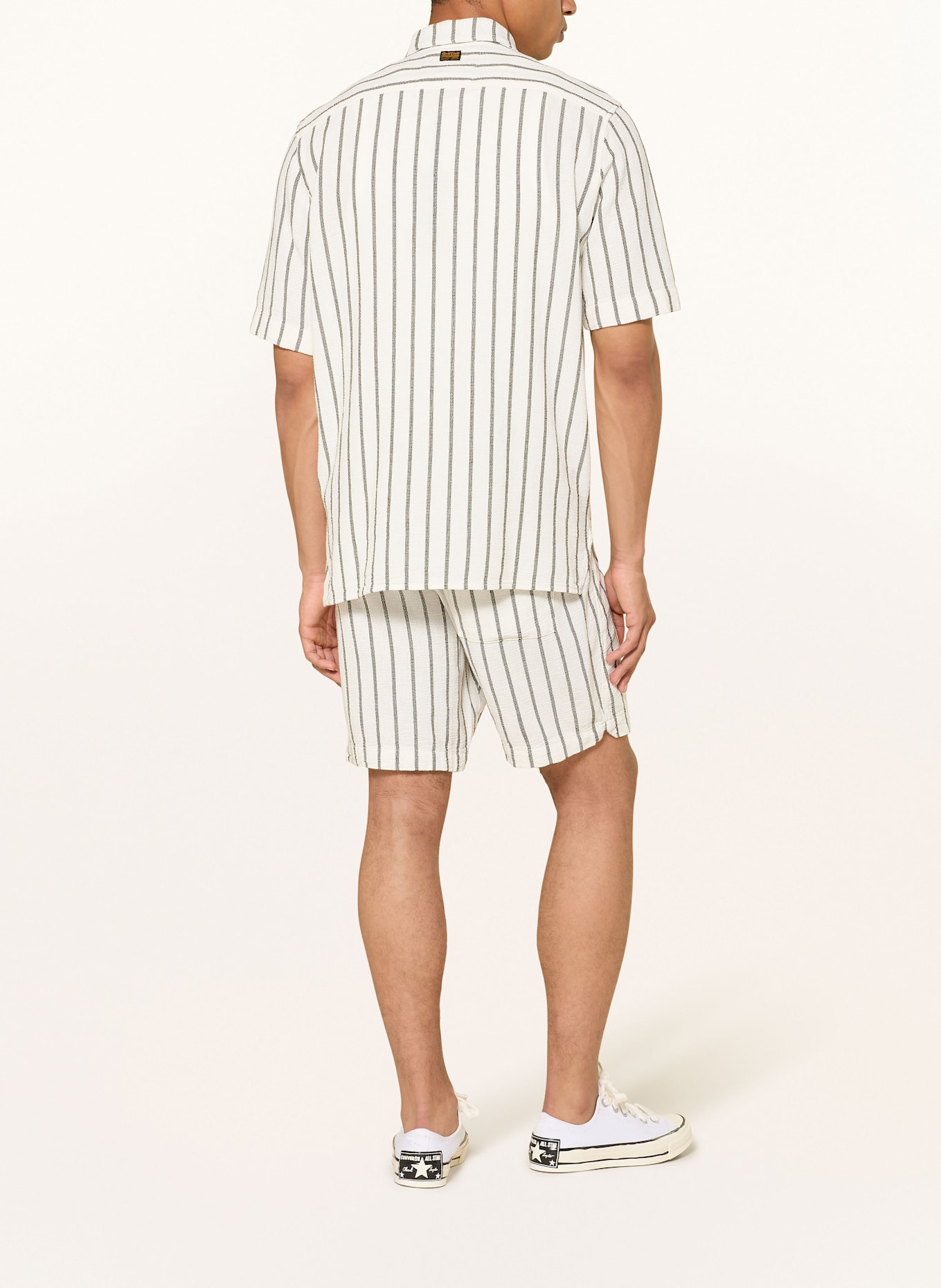 G-Star Kurzarm-Hemd Regular Fit aus Piqué: ECRU/ OLIV