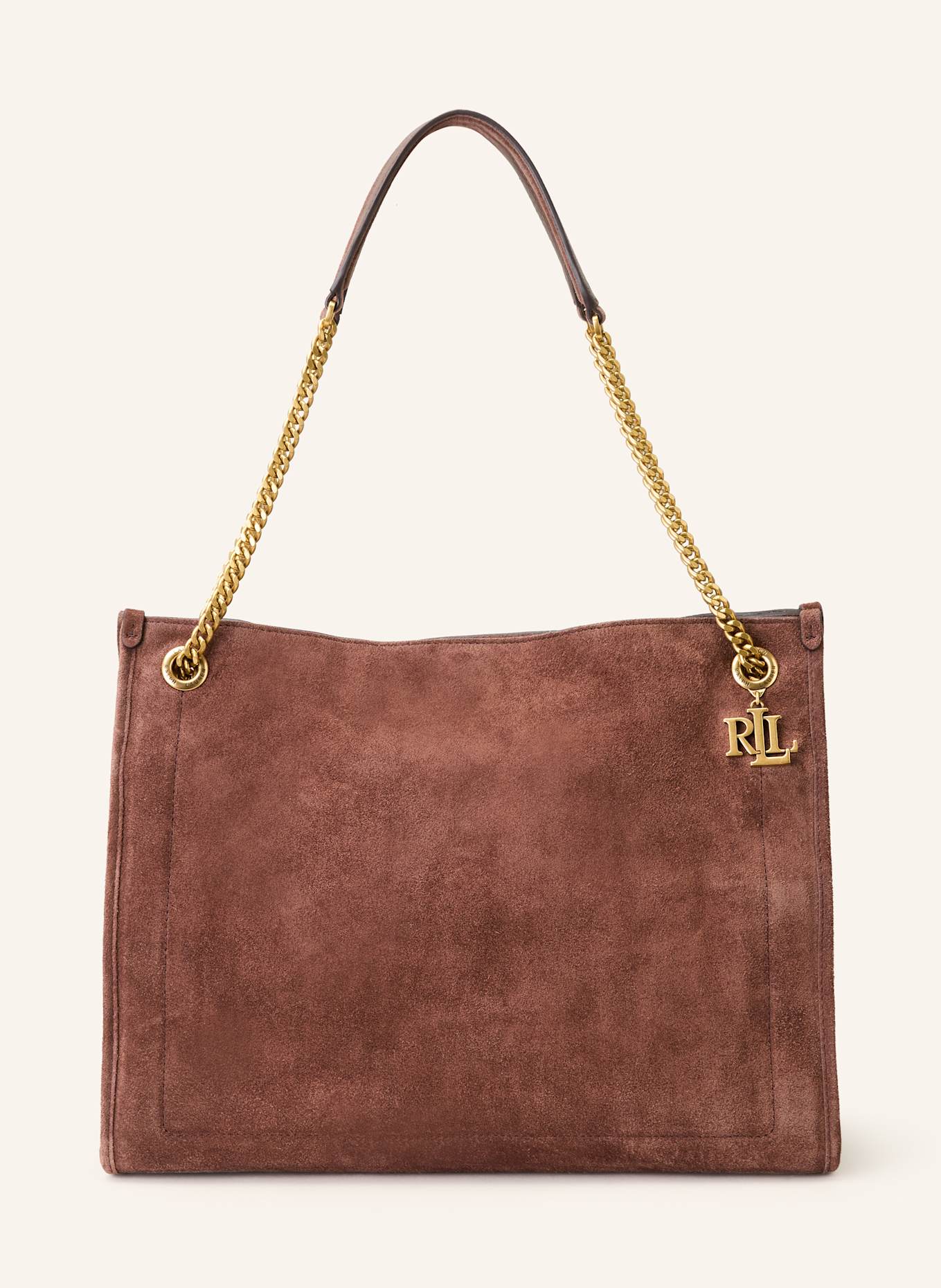 LAUREN RALPH LAUREN Shopper BRADLEY LARGE: DUNKELBRAUN