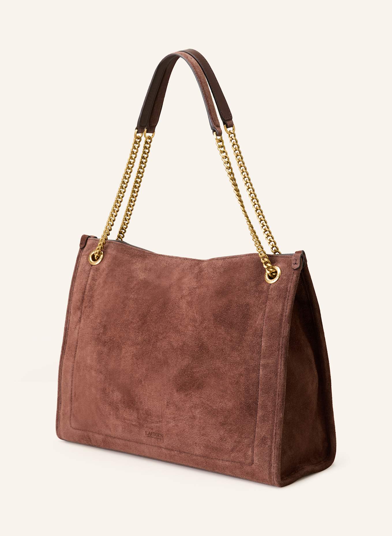 LAUREN RALPH LAUREN Shopper BRADLEY LARGE: DUNKELBRAUN