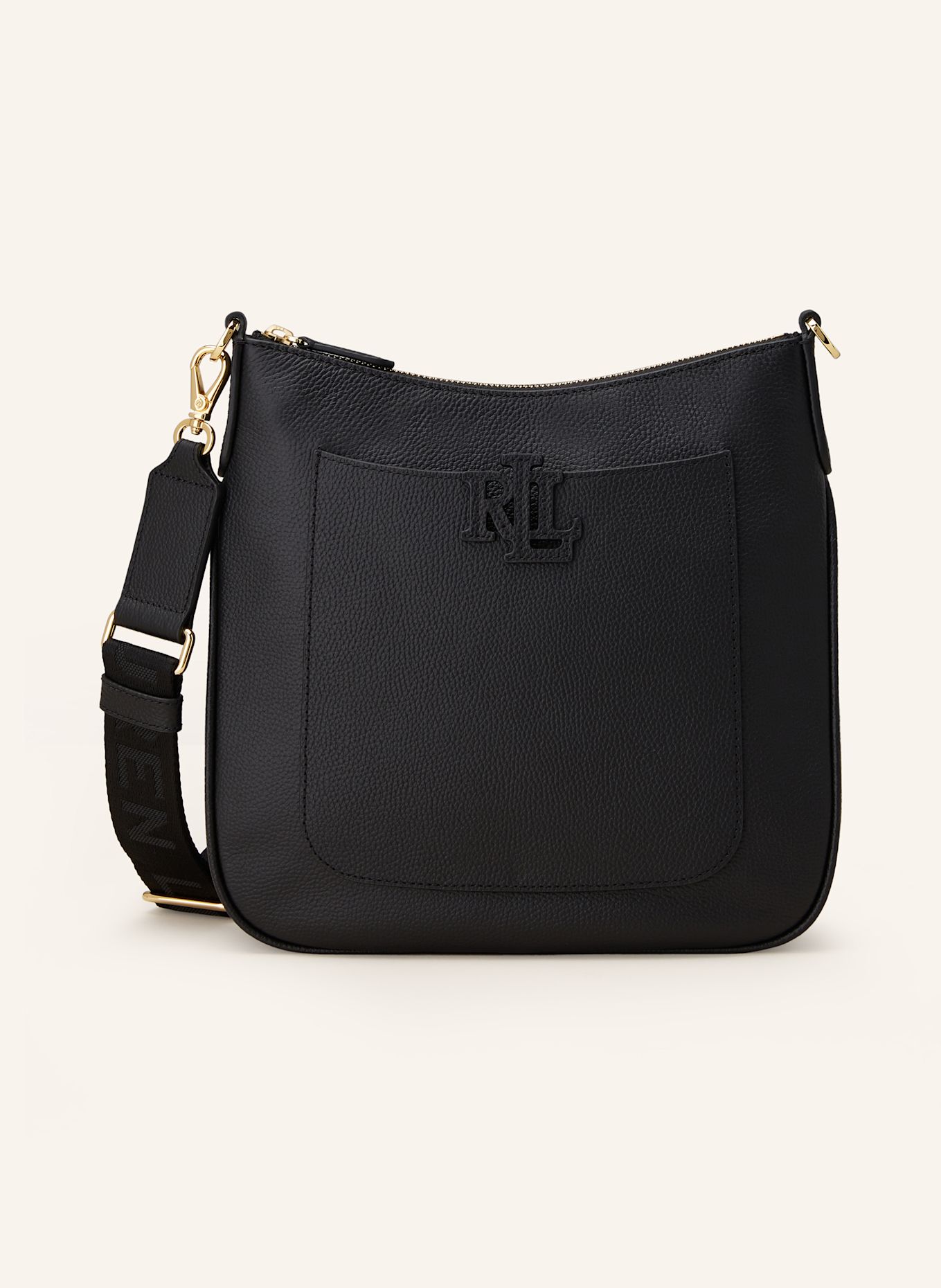 LAUREN RALPH LAUREN Umhängetasche CAMERYN 27: SCHWARZ