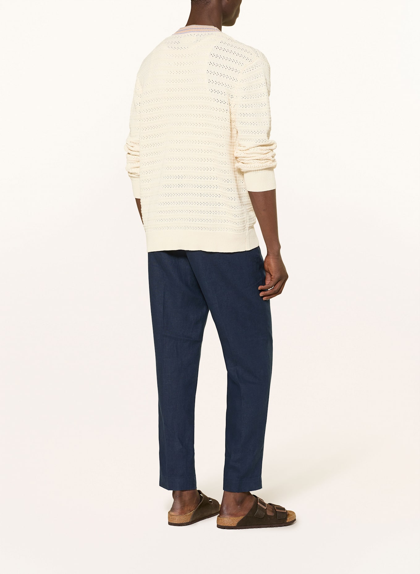 NN.07 Leinenhose BILLIE Regular Fit: DUNKELBLAU
