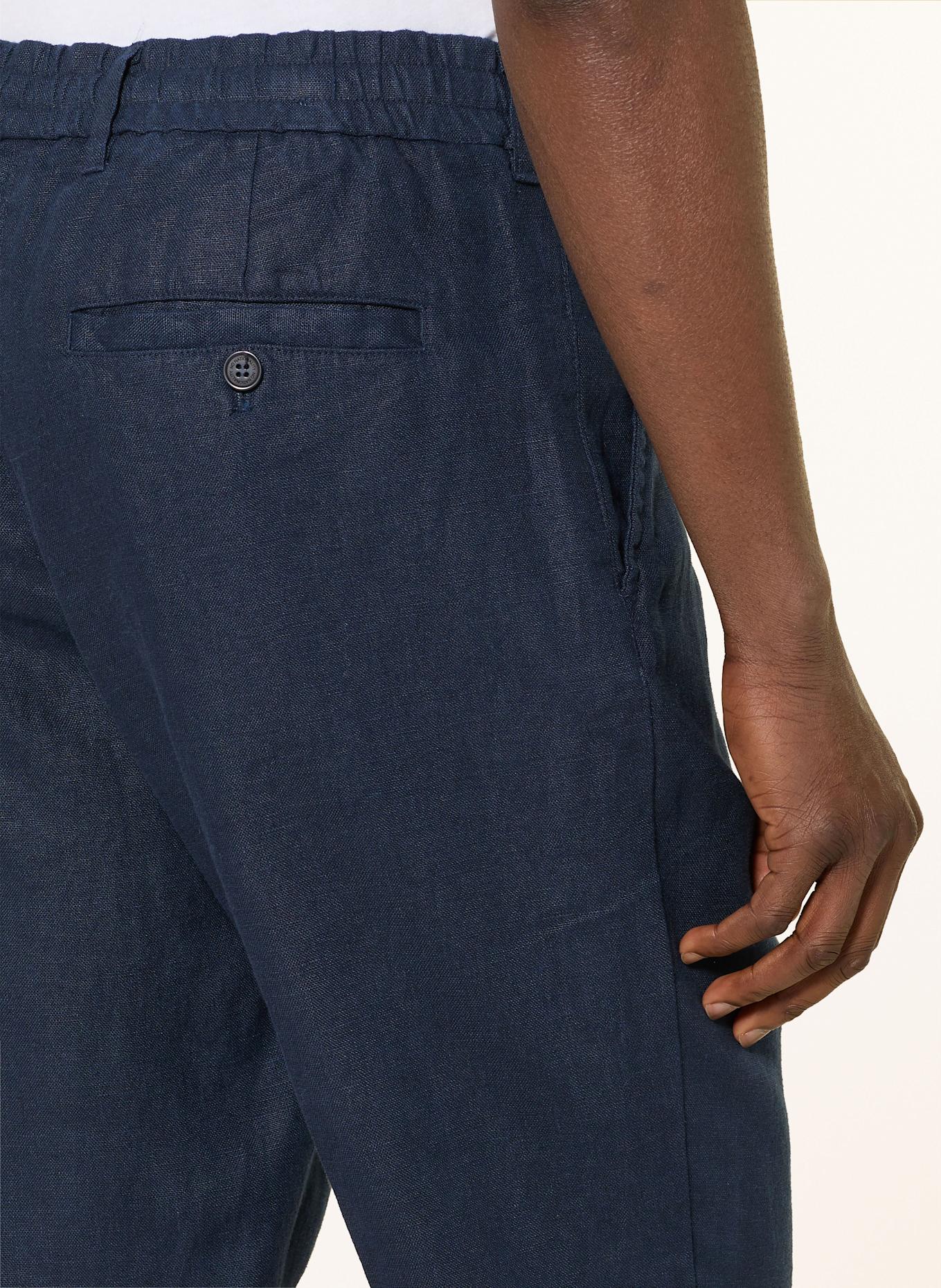 NN.07 Leinenhose BILLIE Regular Fit: DUNKELBLAU