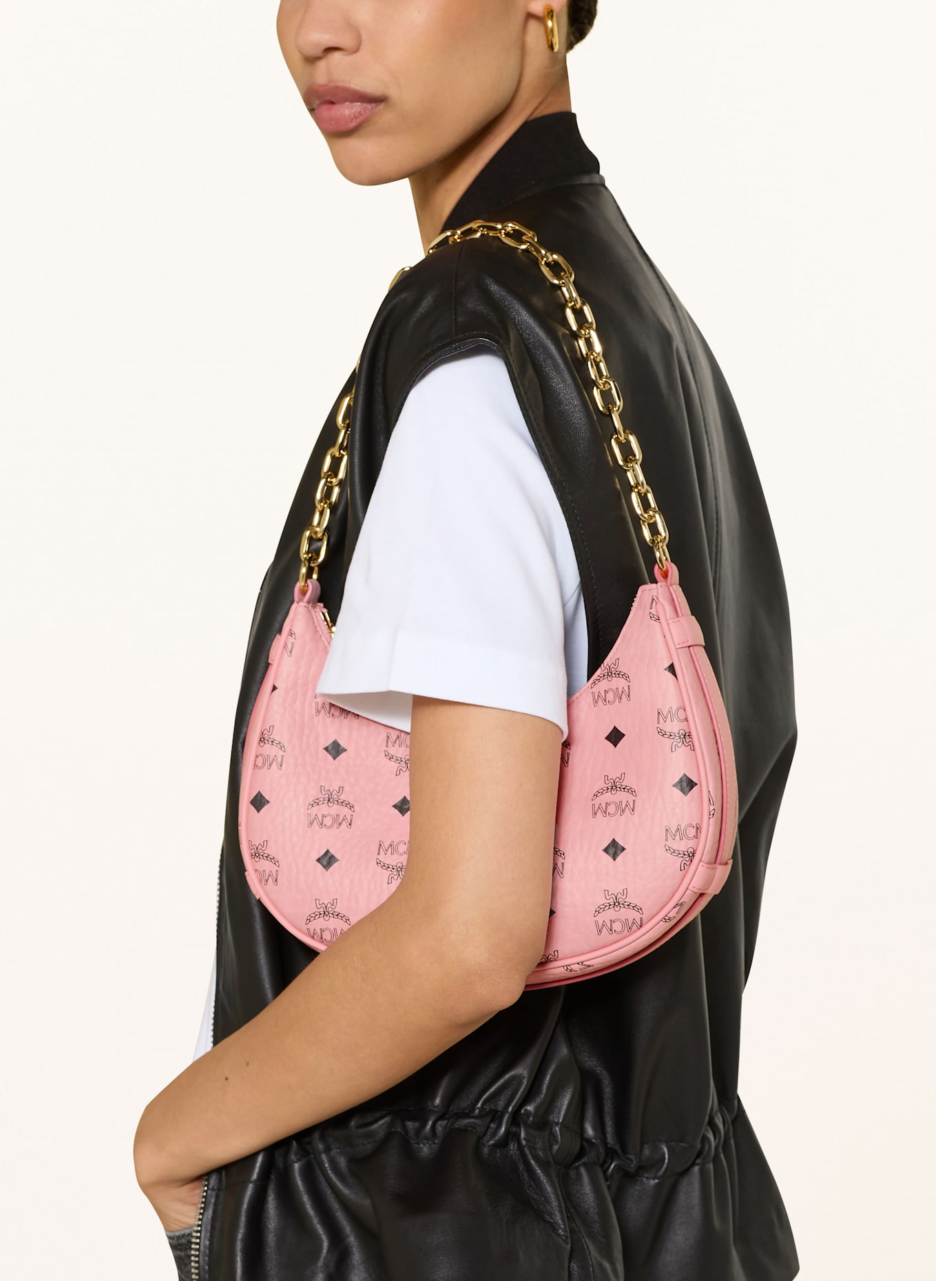 MCM Hobo-Bag AREN SMALL: PINK