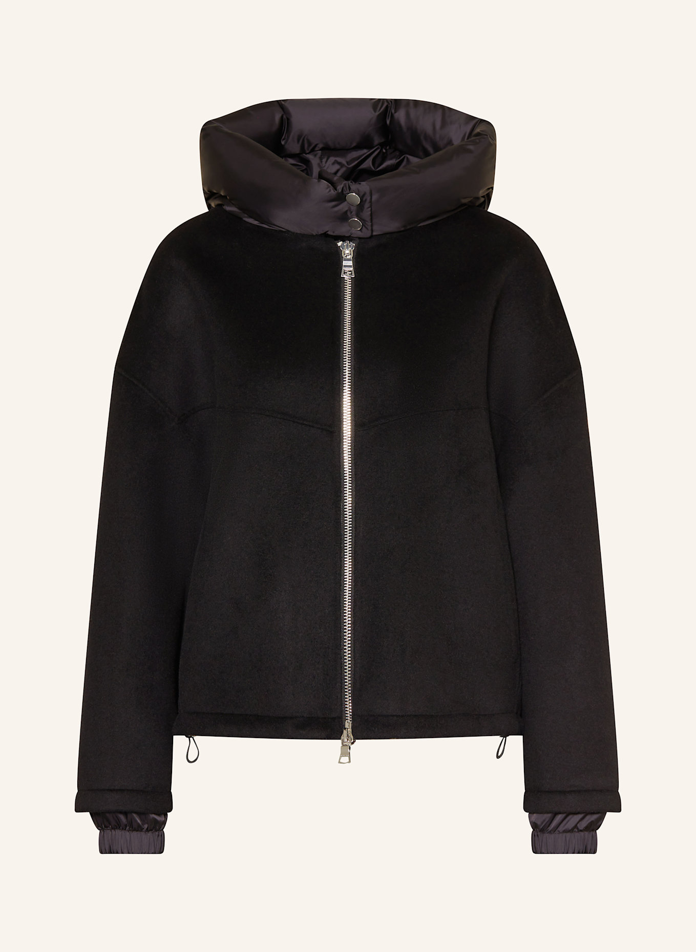 BLONDE No.8 Jacke JERRY im Materialmix: SCHWARZ
