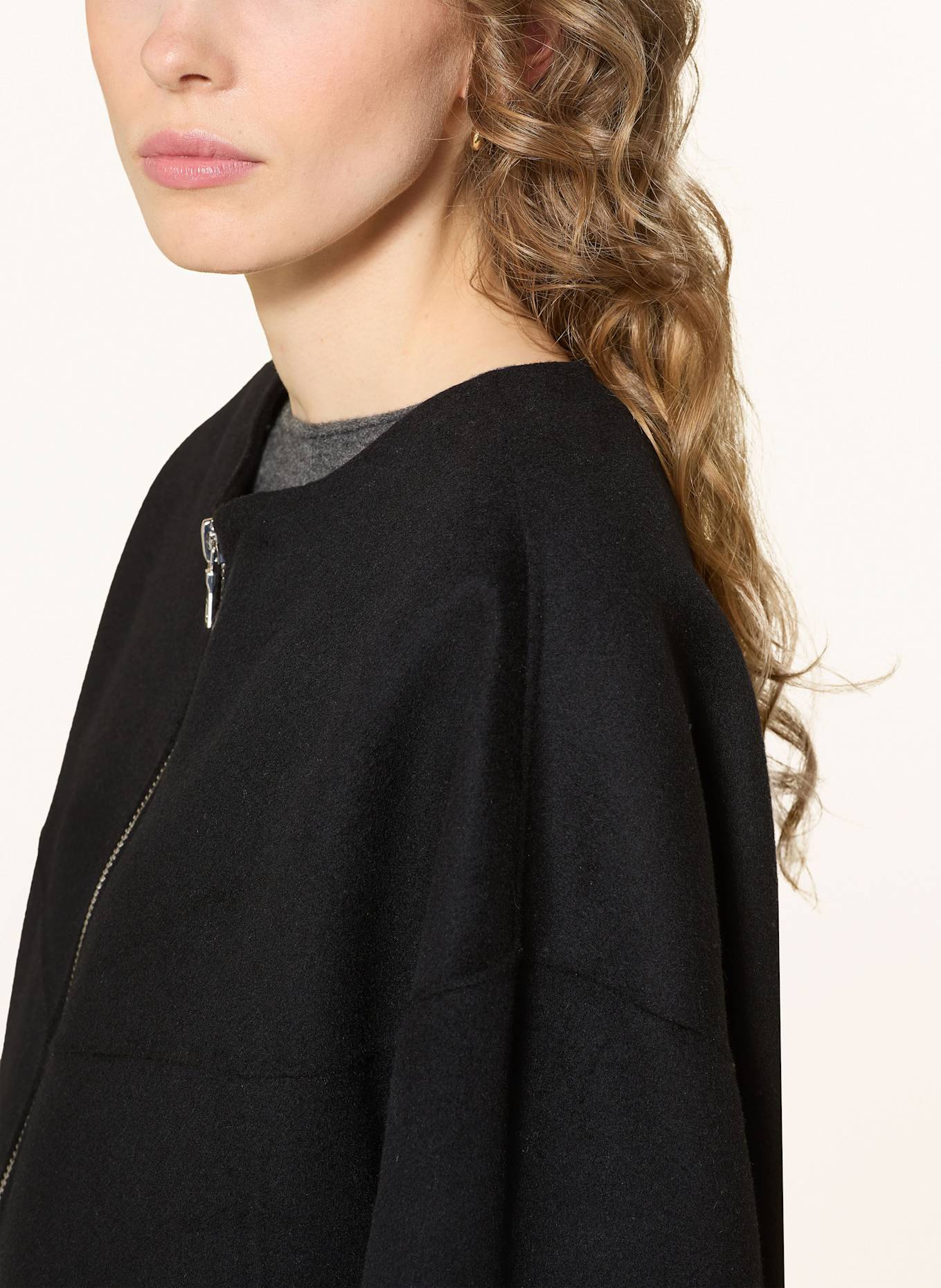 BLONDE No.8 Jacke JERRY im Materialmix: SCHWARZ