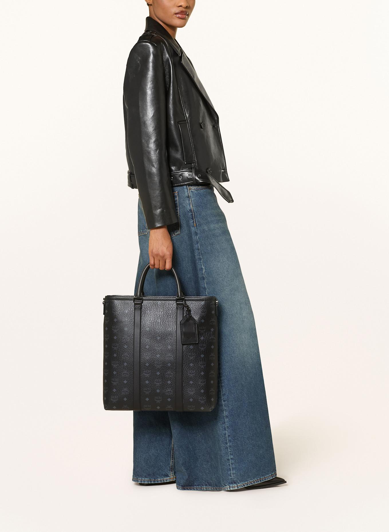 MCM Shopper AREN N/S LARGE: SCHWARZ