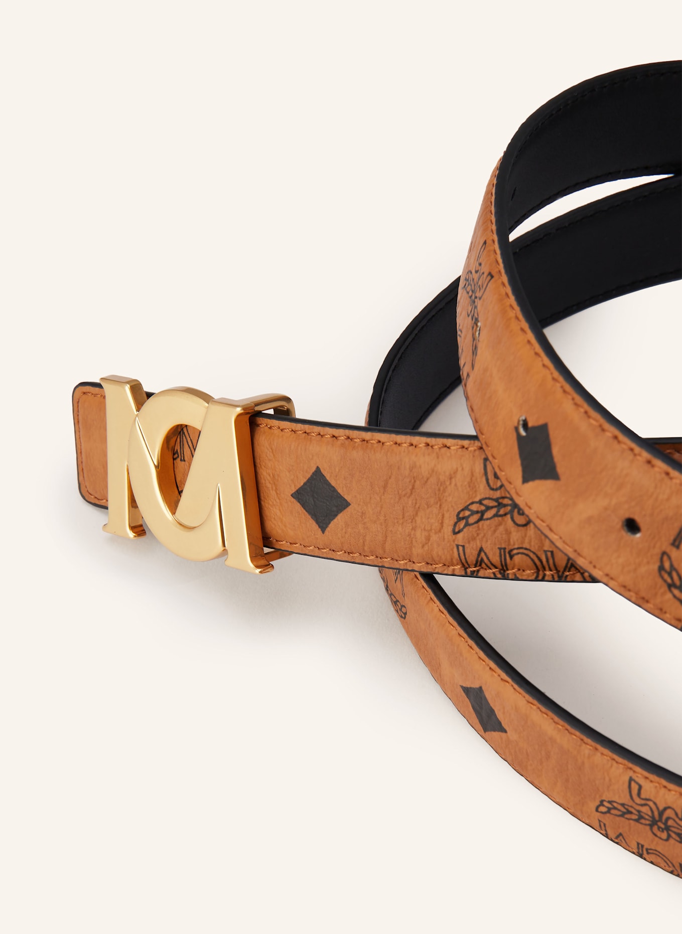 MCM Gürtel M-ART: COGNAC