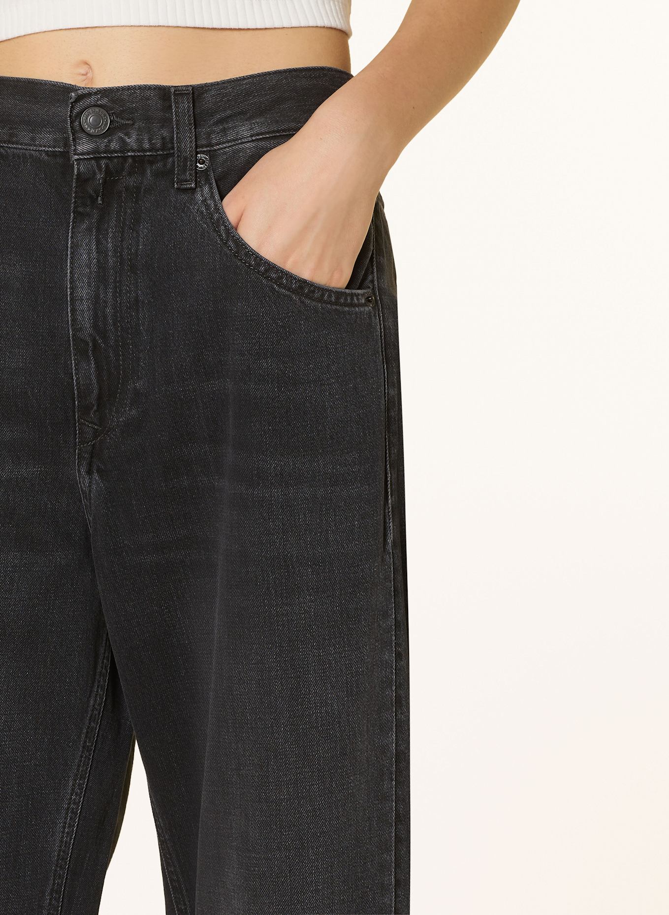 REPLAY Wide Leg Jeans NARJA: 098 BLACK