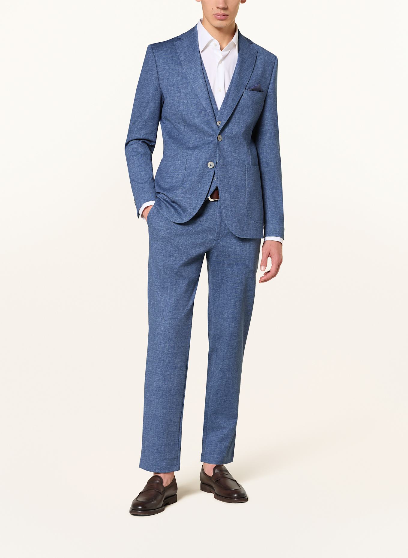 PAUL Anzugsakko Slim Fit aus Jersey: 650 Mid Blue