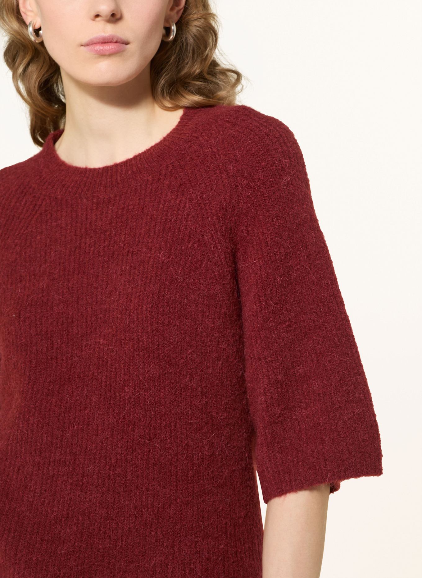 MSCH COPENHAGEN Strickshirt MSCHMILANIA: DUNKELROT