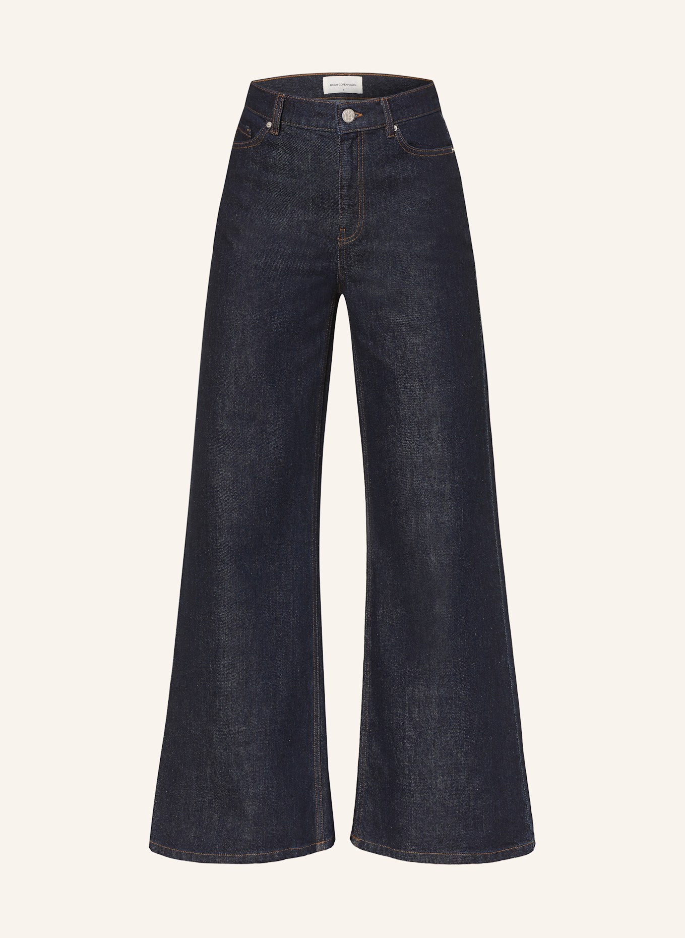 MSCH COPENHAGEN Wide Leg Jeans MSCHSOLIA ADA: DARK BLUE WASH