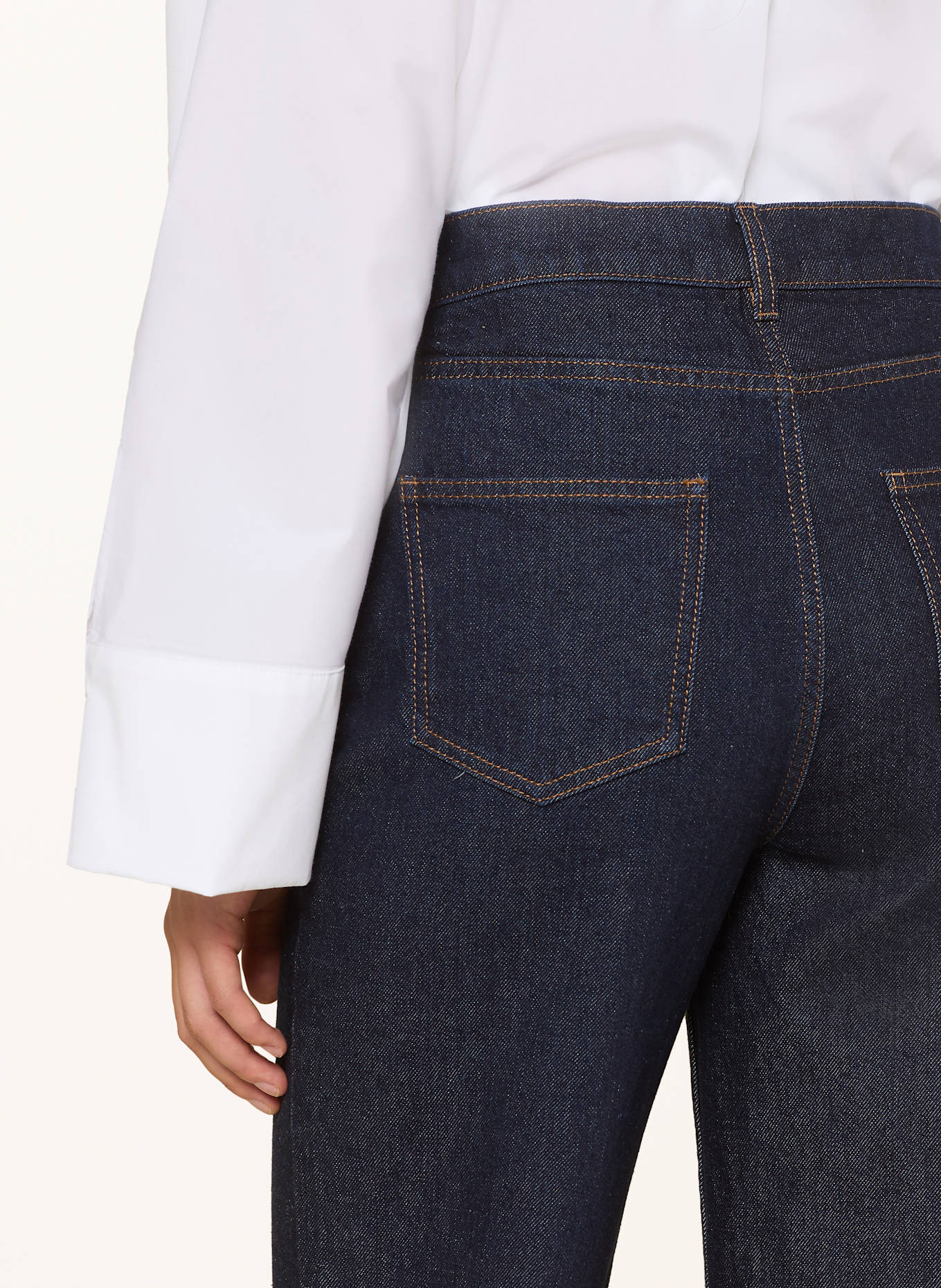 MSCH COPENHAGEN Wide Leg Jeans MSCHSOLIA ADA: DARK BLUE WASH