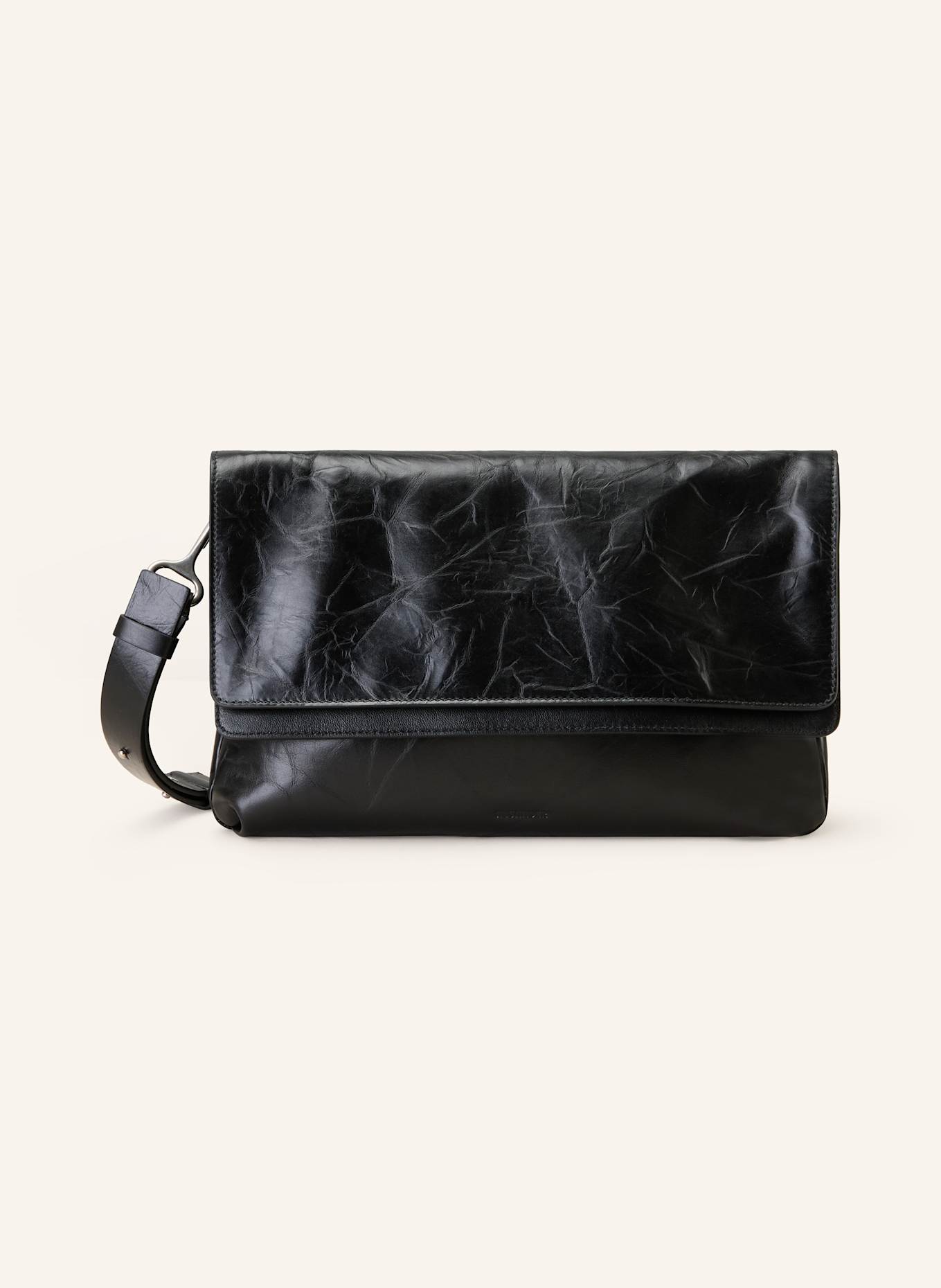 JIL SANDER Umhängetasche SHADOW: SCHWARZ