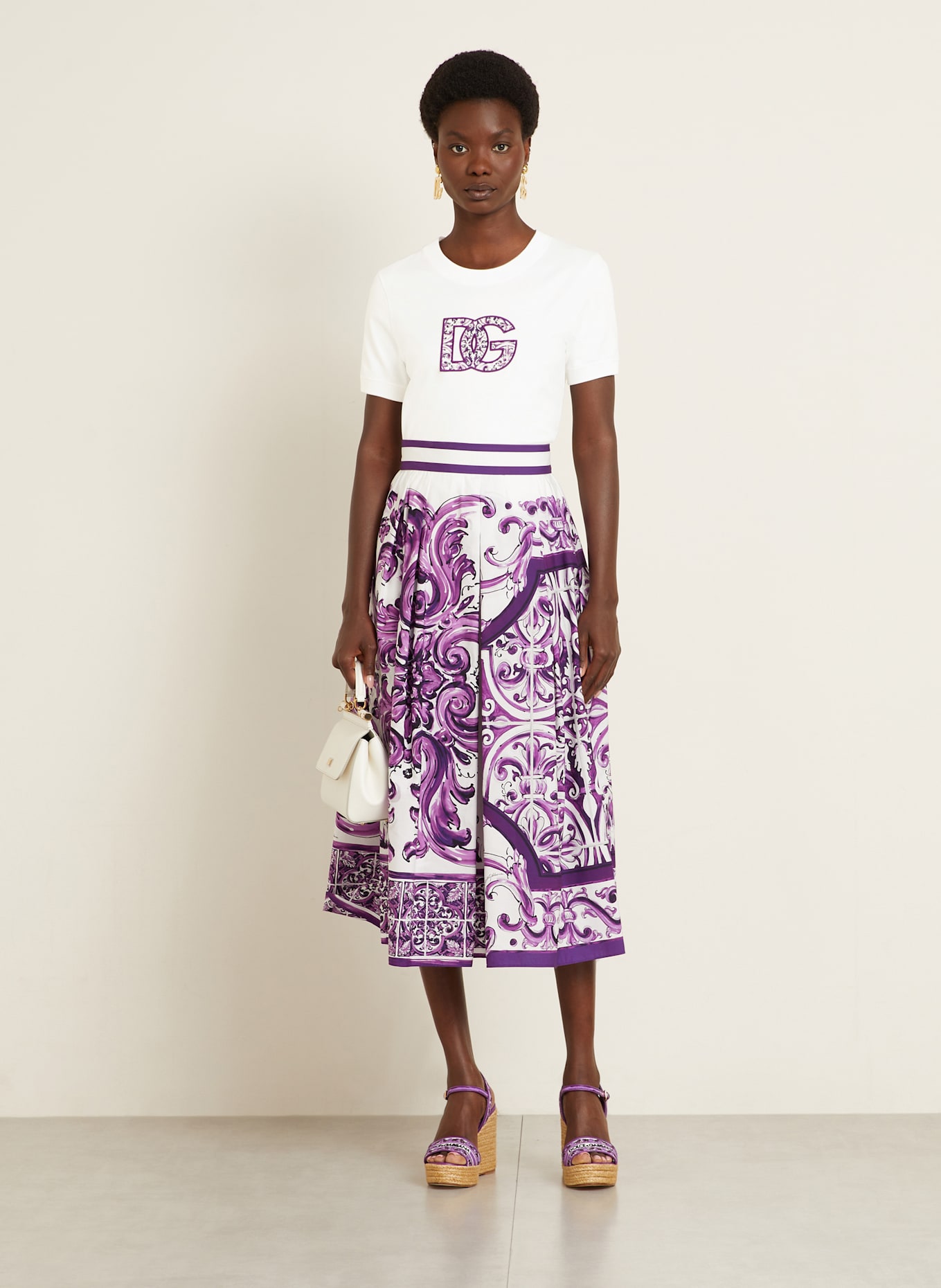 DOLCE & GABBANA Tričko: BÍLÁ