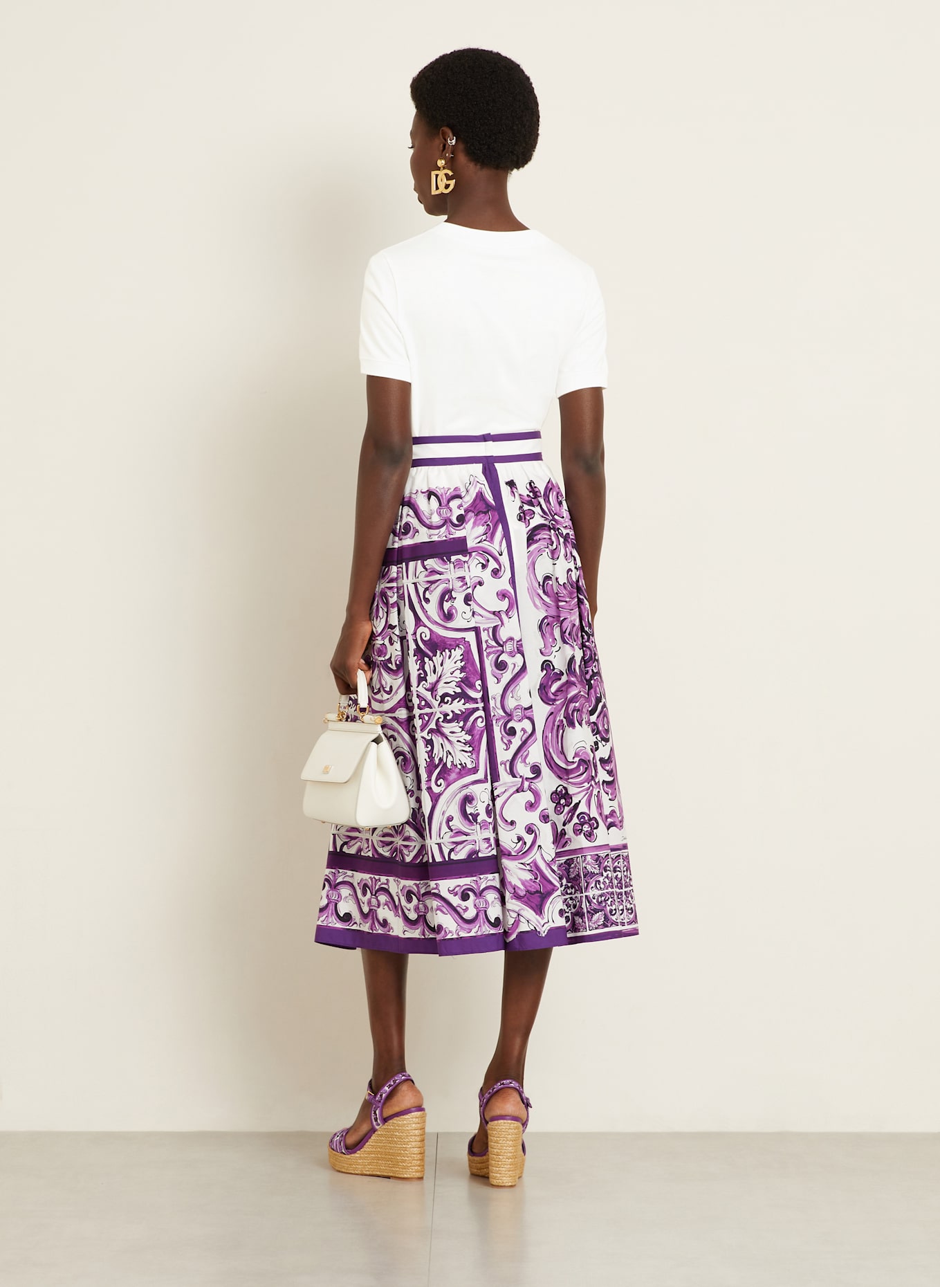 DOLCE & GABBANA Tričko: BÍLÁ