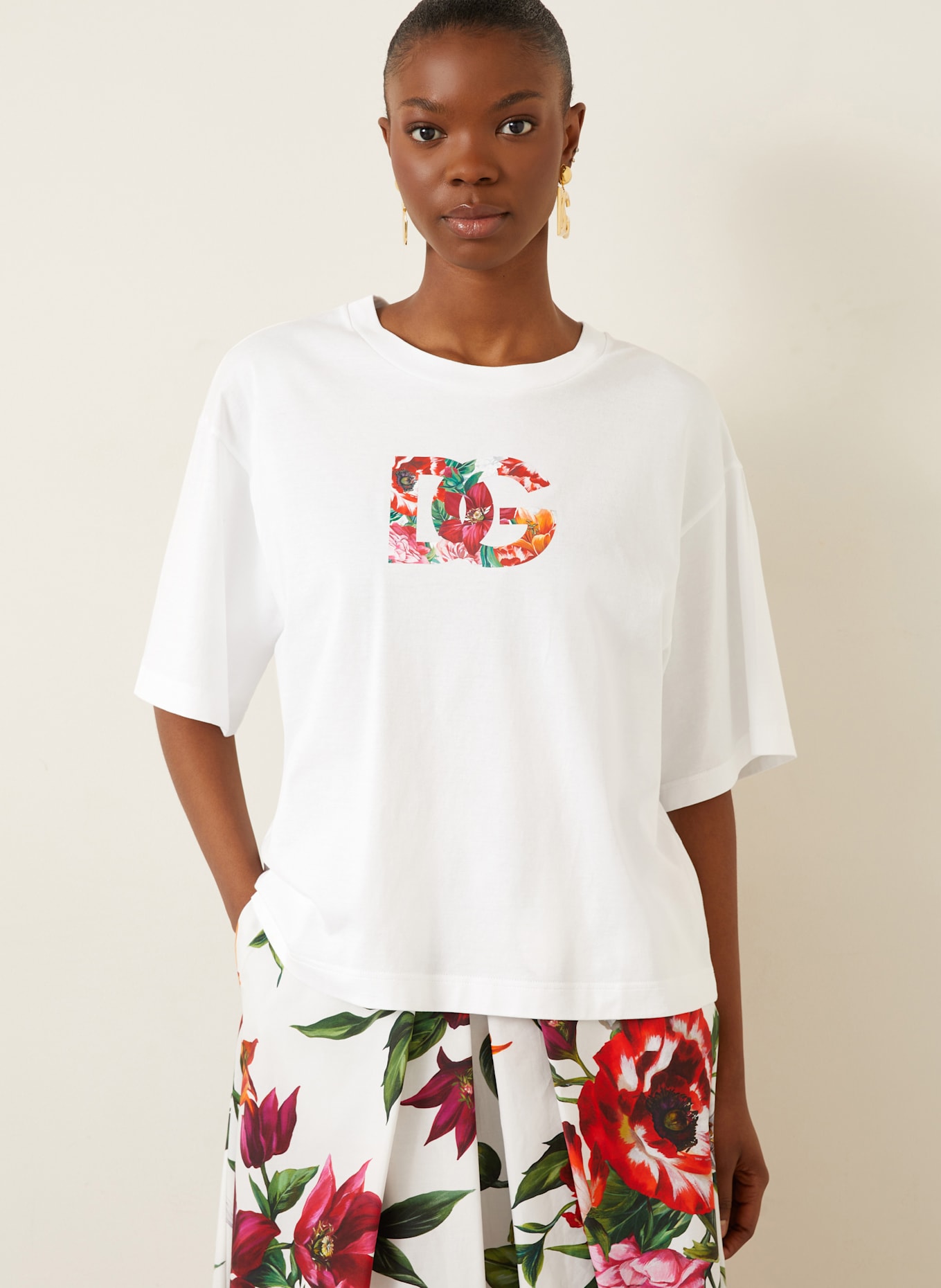 DOLCE & GABBANA Tričko: BÍLÁ