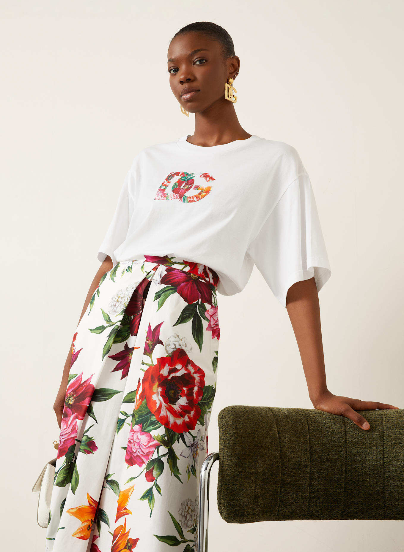 DOLCE & GABBANA Tričko: BÍLÁ