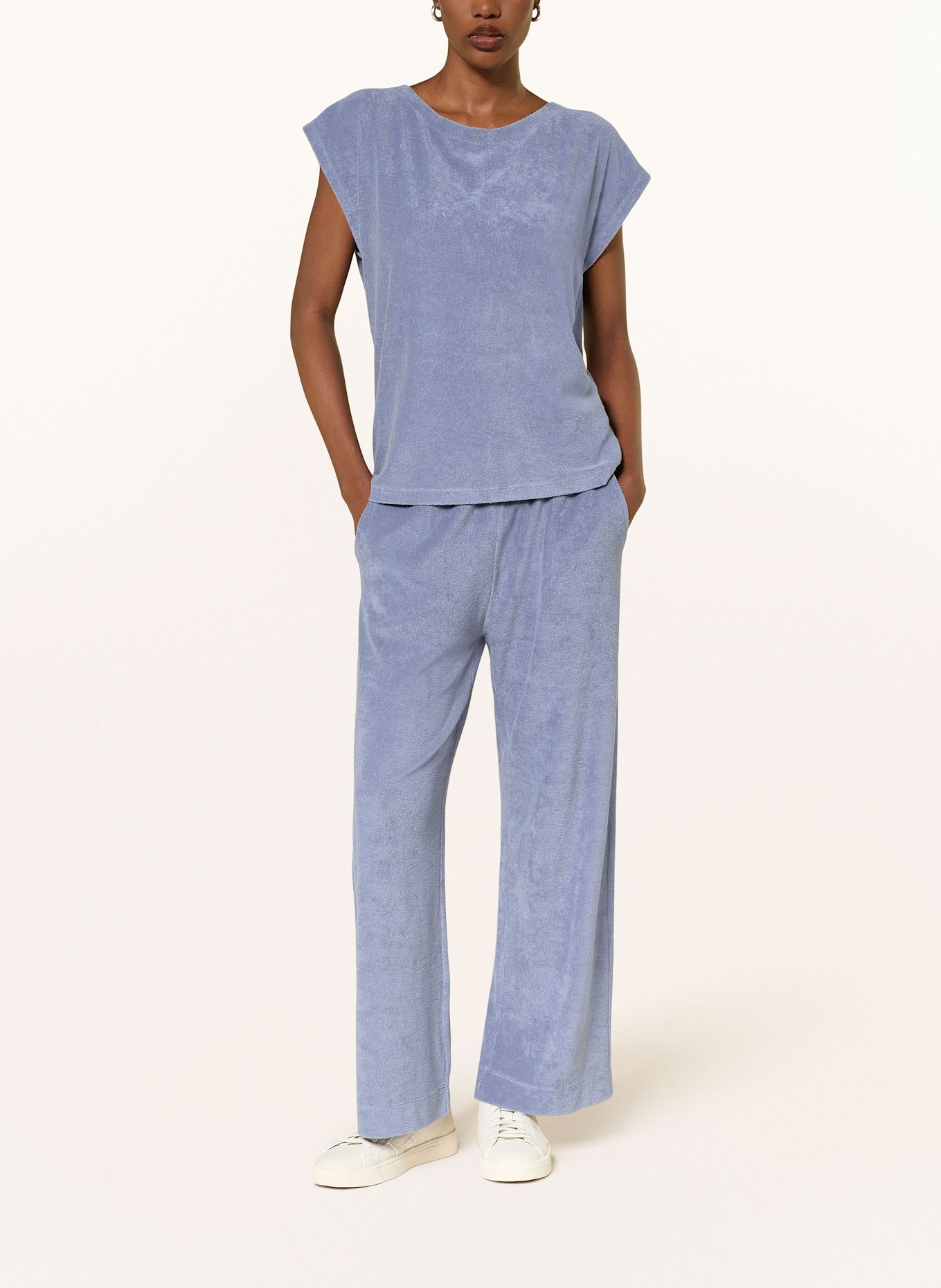 Juvia Sweatpants ELUANA aus Frottee: BLAU