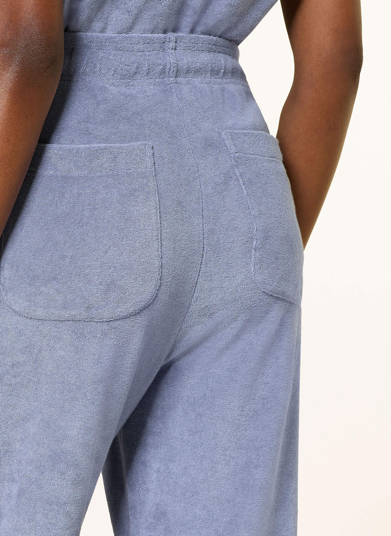 Juvia Sweatpants ELUANA aus Frottee: BLAU