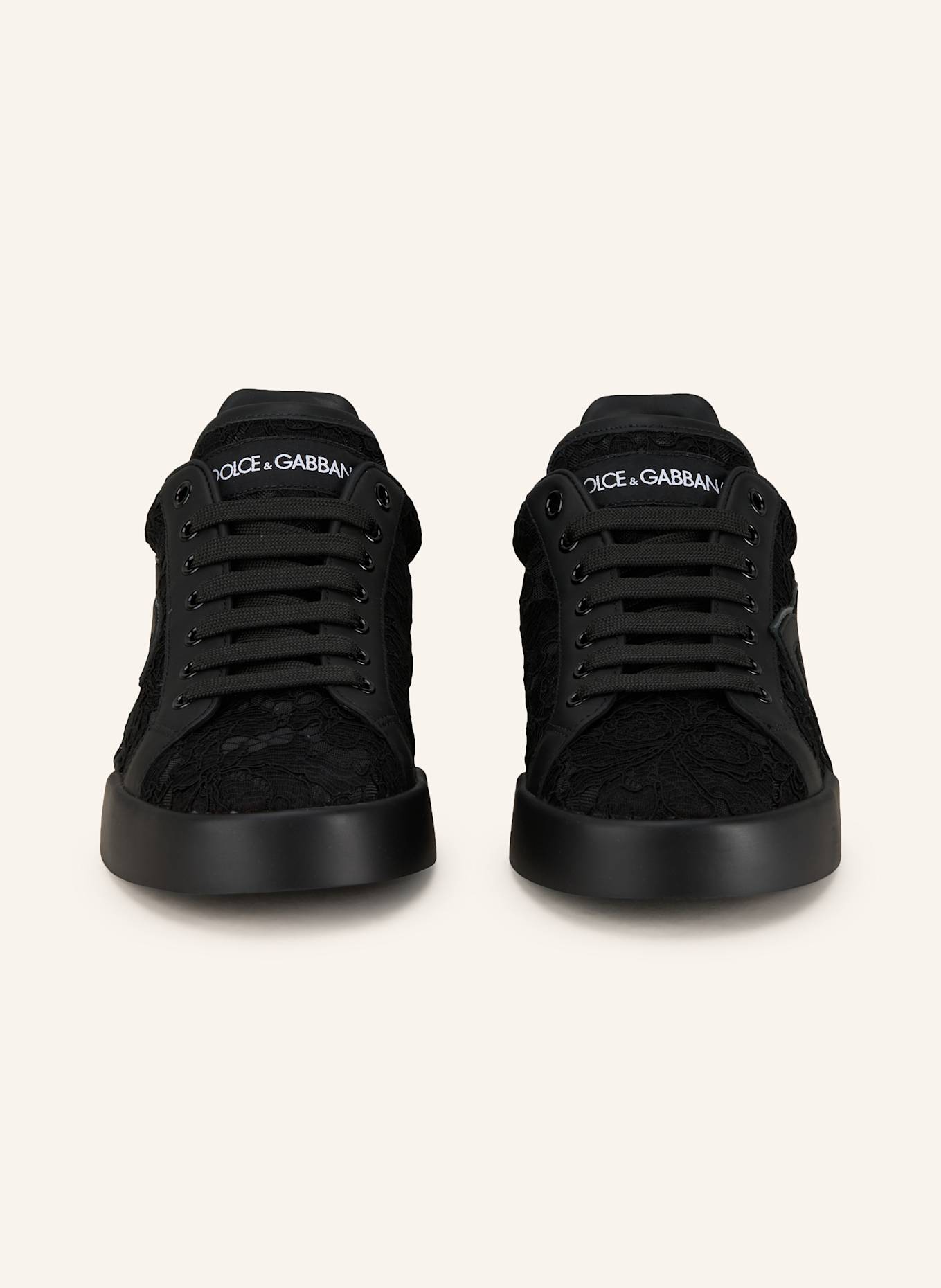 DOLCE & GABBANA Sneakersy: ČERNÁ