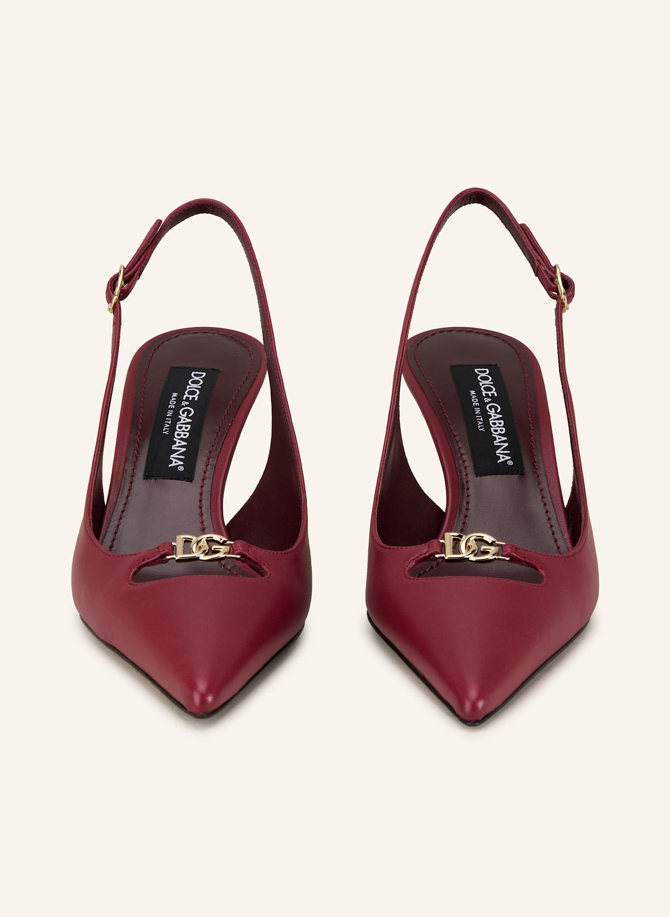 DOLCE & GABBANA Slingpumps: DUNKELROT