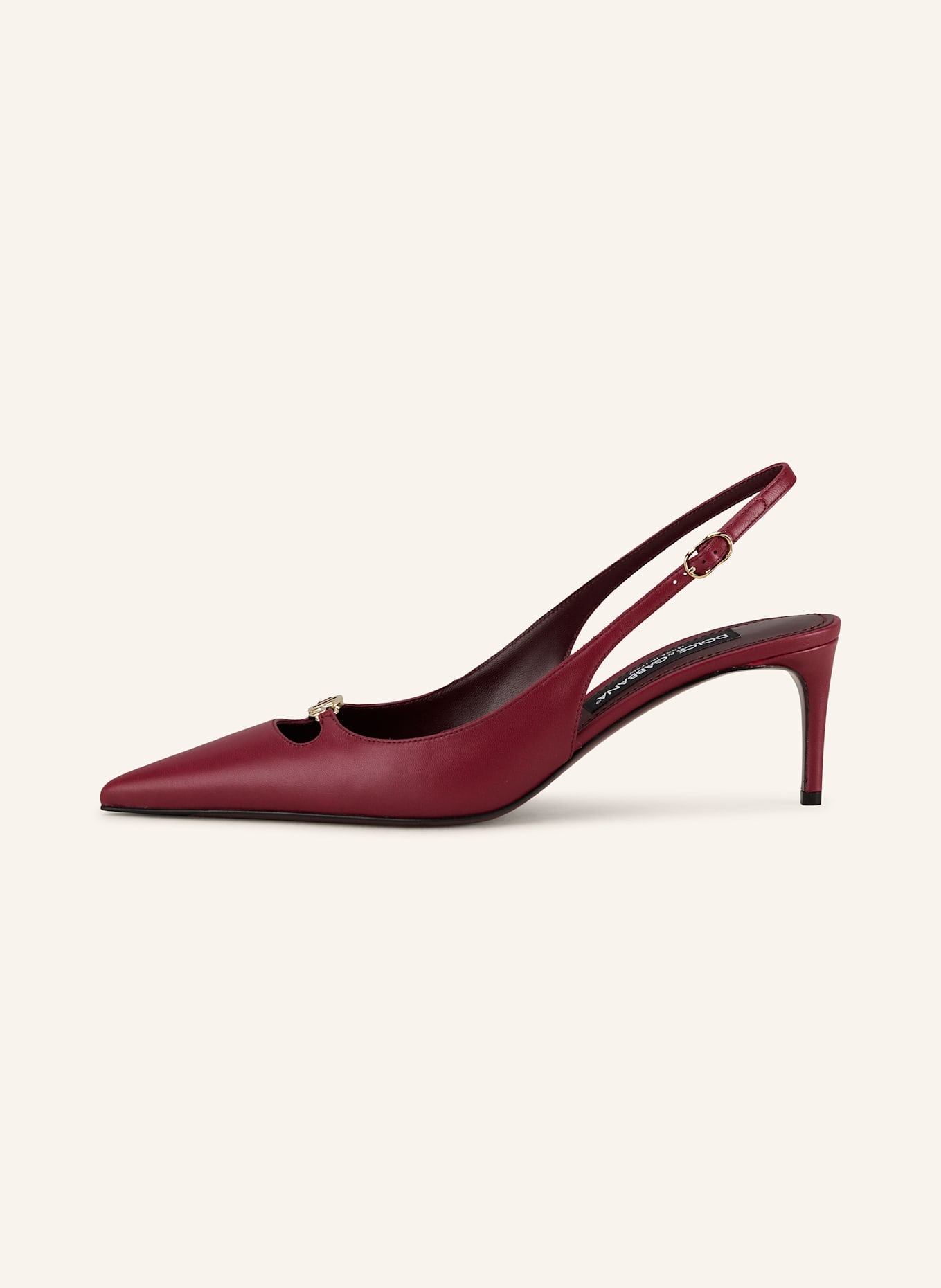 DOLCE & GABBANA Slingpumps: DUNKELROT