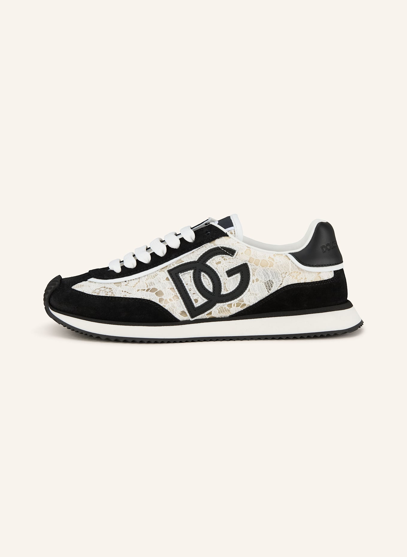 DOLCE & GABBANA Sneakersy: BÍLÁ/ ČERNÁ