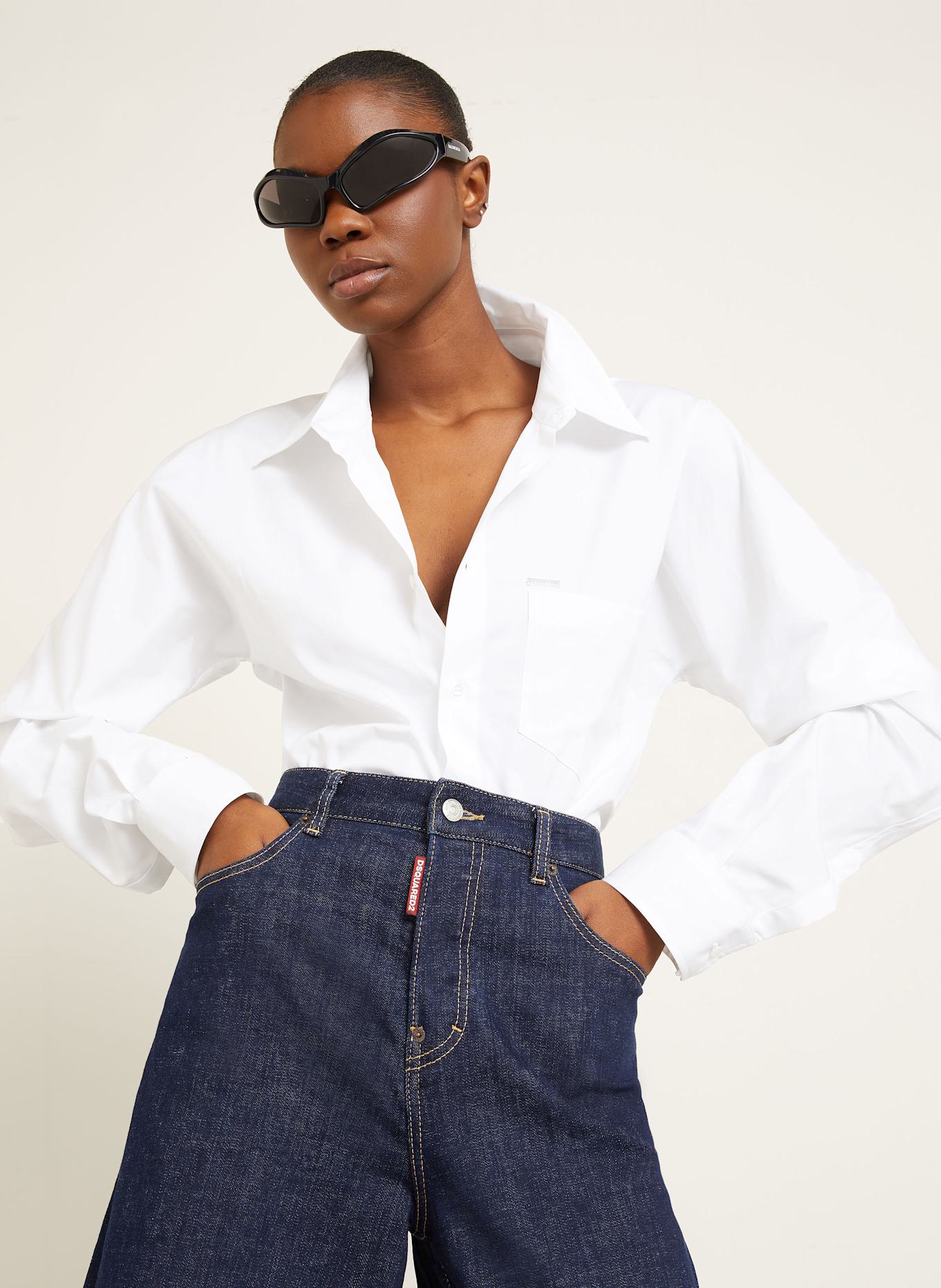 DSQUARED2 Hemdbluse: WEISS