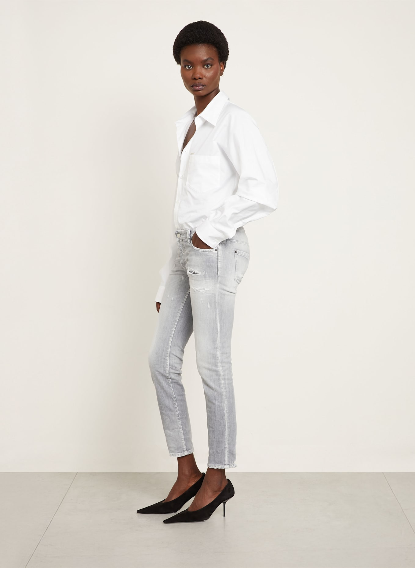 DSQUARED2 Skinny Jeans JENNIFER: 852 GREY