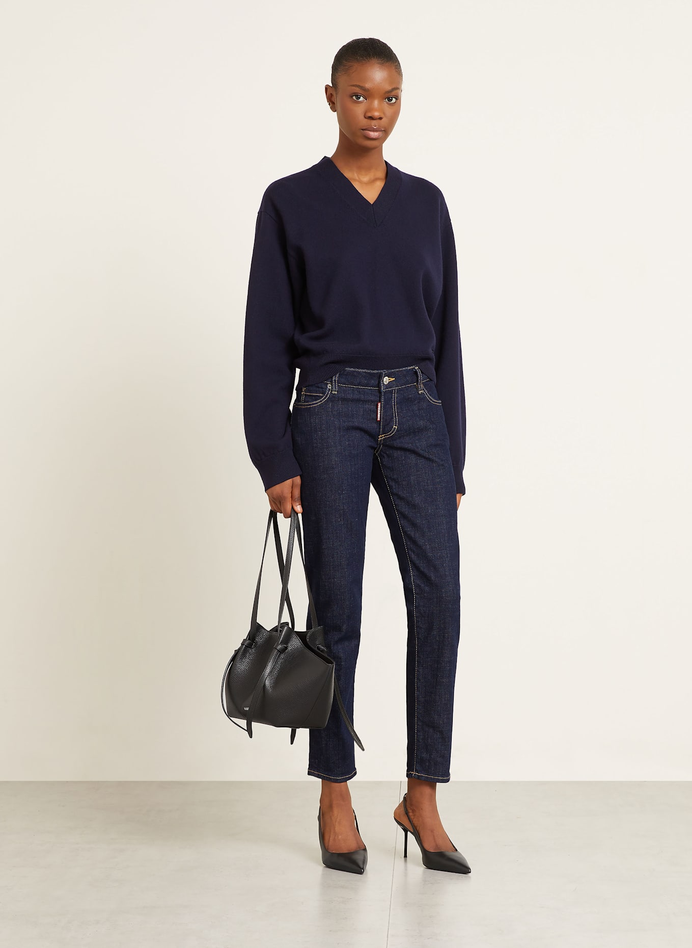 DSQUARED2 Skinny Jeans JENNIFER: 470 NAVY BLUE