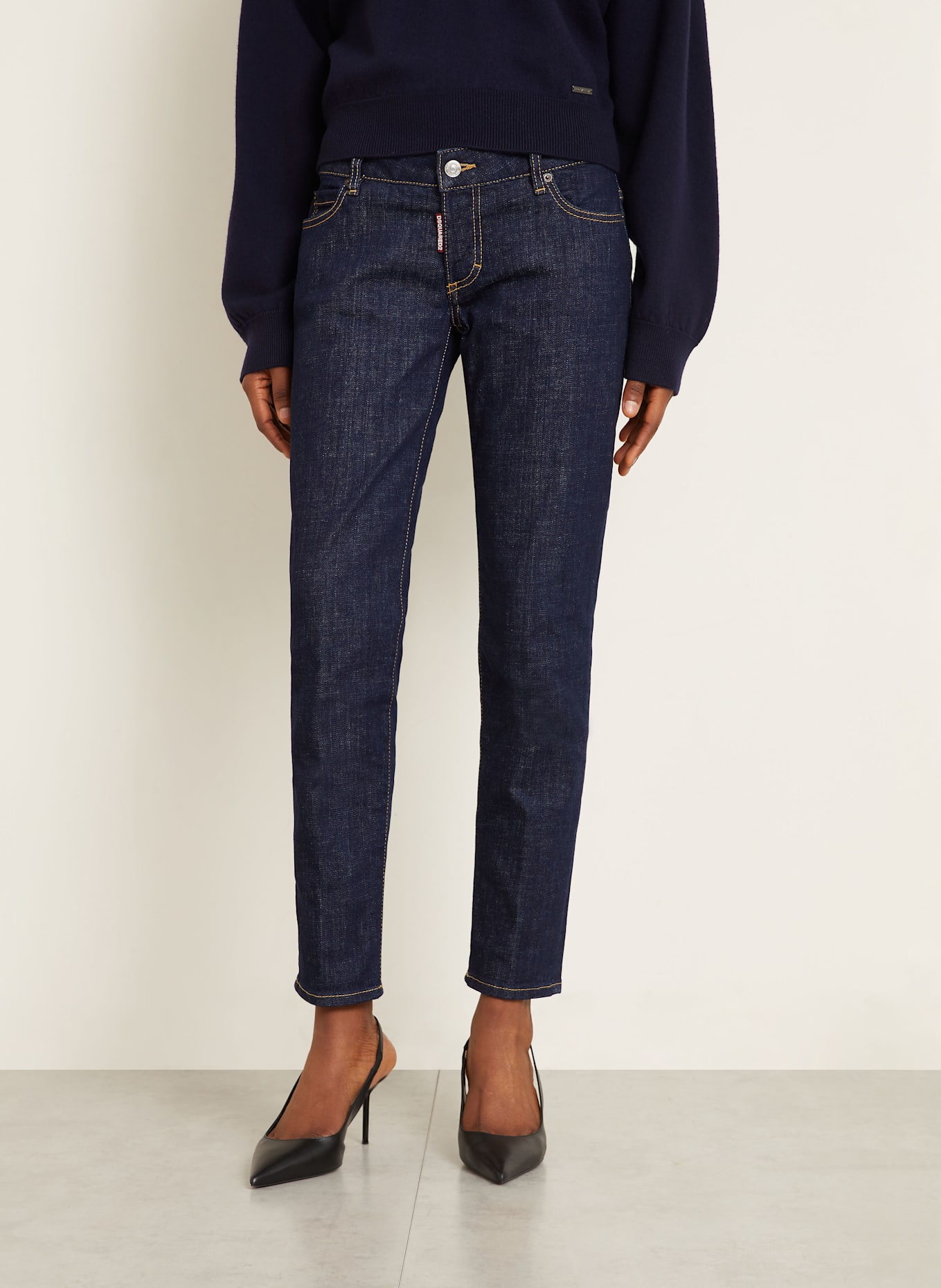 DSQUARED2 Skinny Jeans JENNIFER: 470 NAVY BLUE