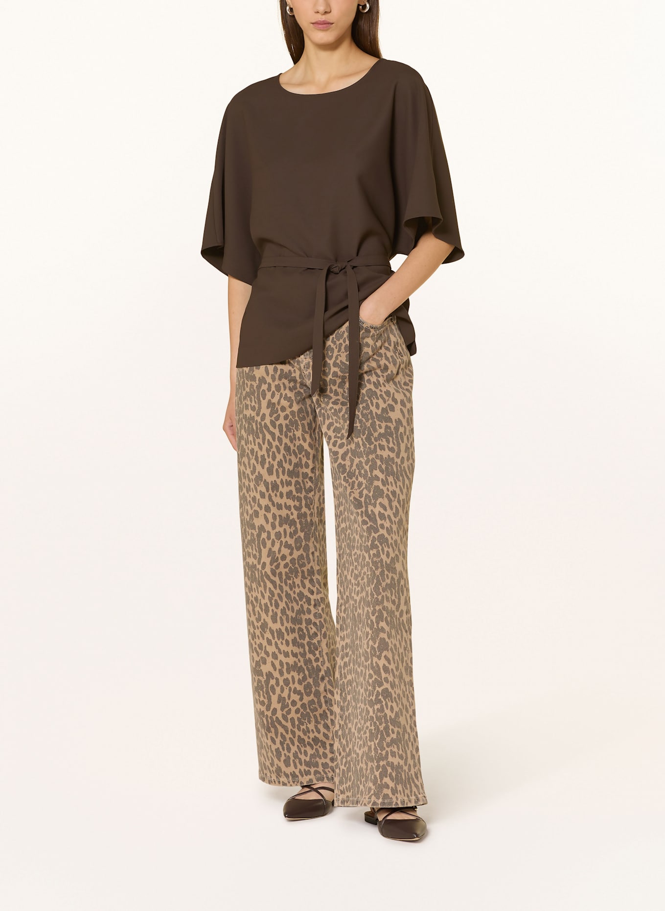 MOS MOSH Blusenshirt MMRIKALA MILEY: DUNKELBRAUN