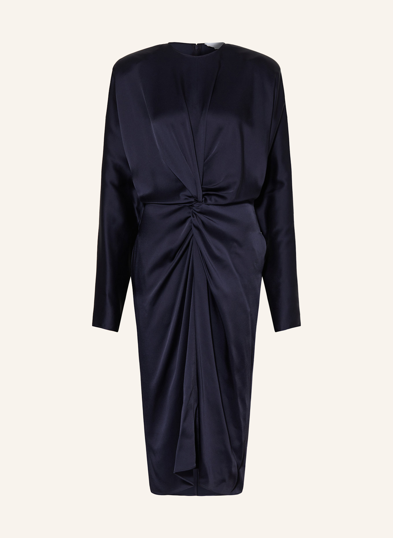 STELLA McCARTNEY Satinkleid: DUNKELBLAU