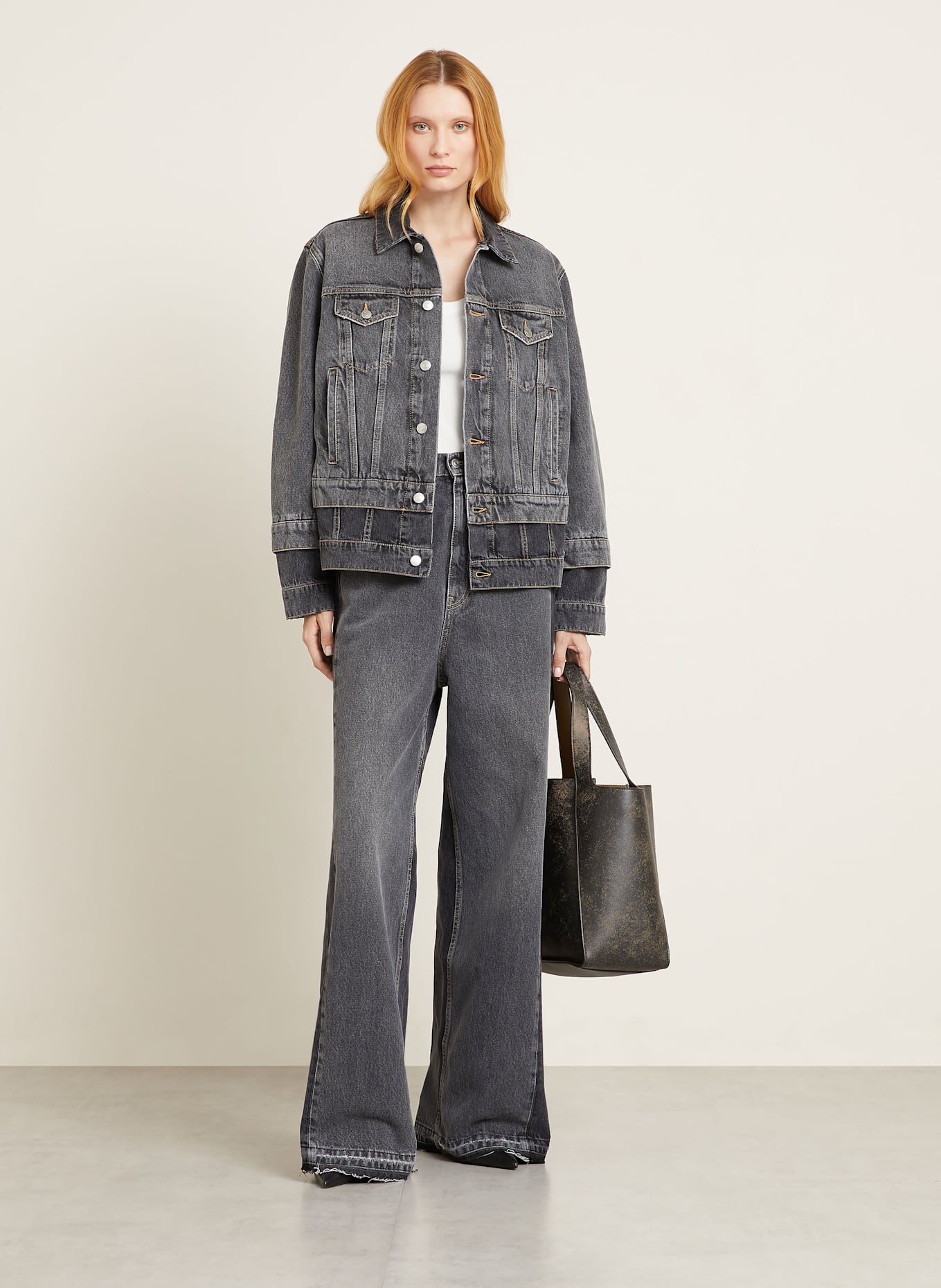 STELLA McCARTNEY Jeansjacke: GRAU