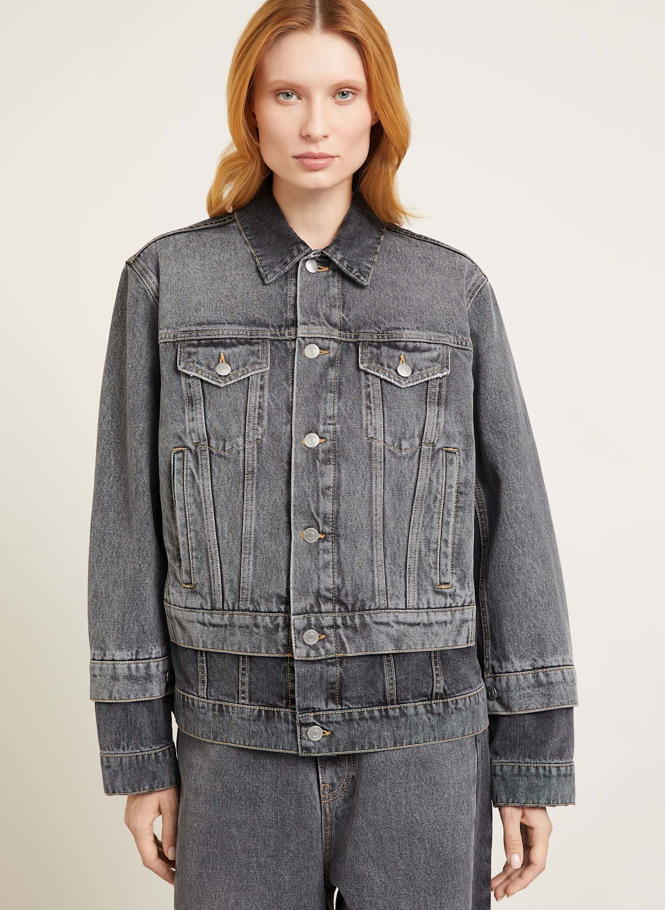 STELLA McCARTNEY Jeansjacke: GRAU