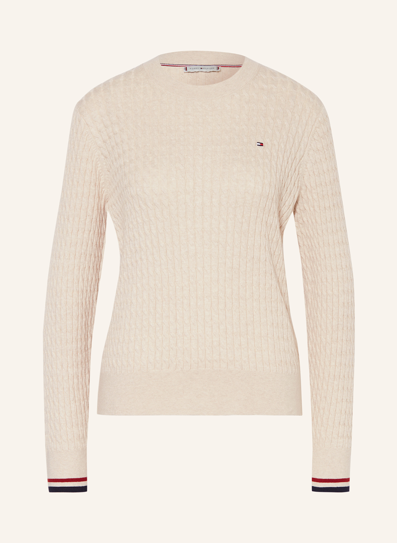 TOMMY HILFIGER Sweater: BEIGE