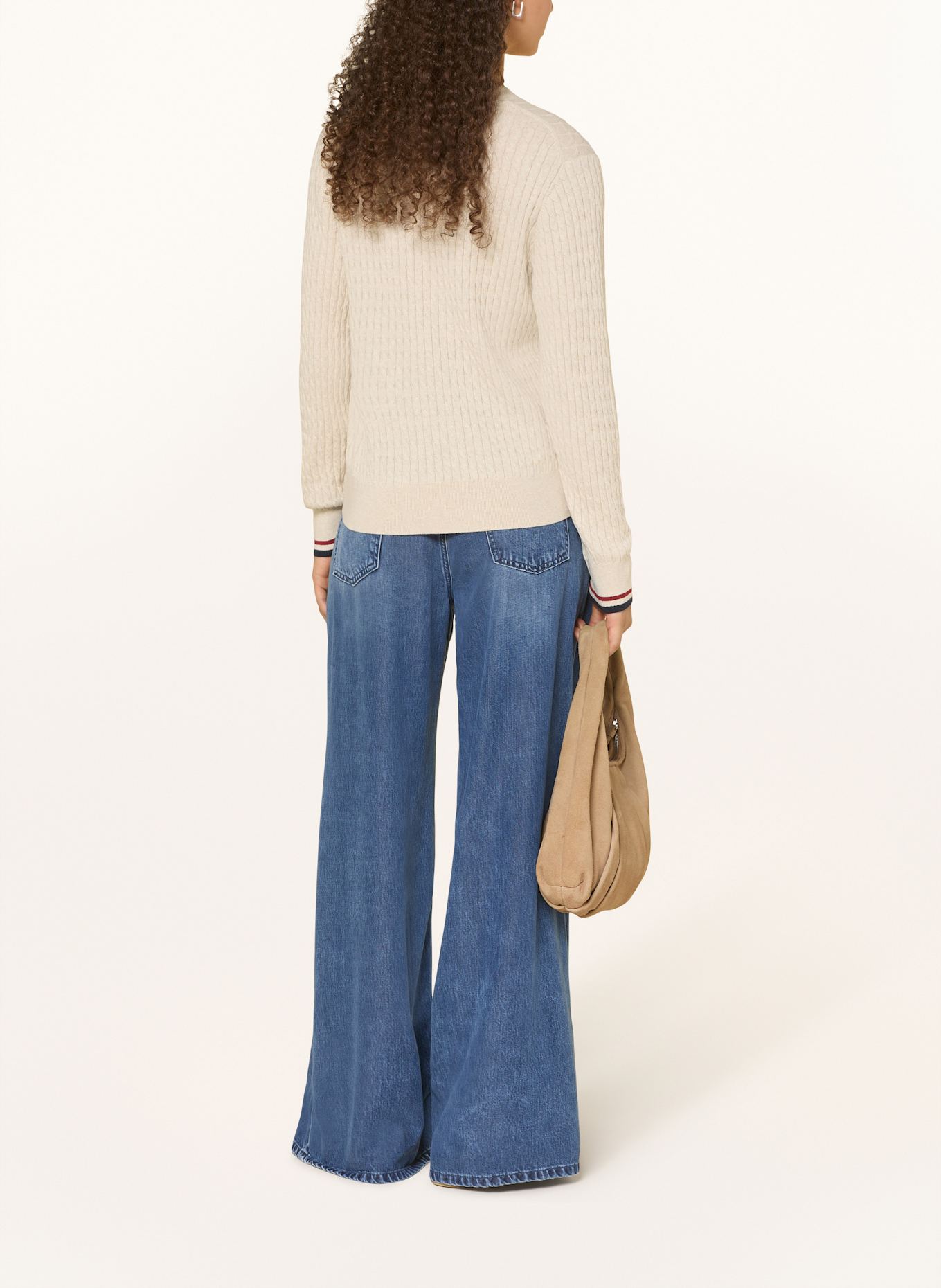 TOMMY HILFIGER Sweater: BEIGE