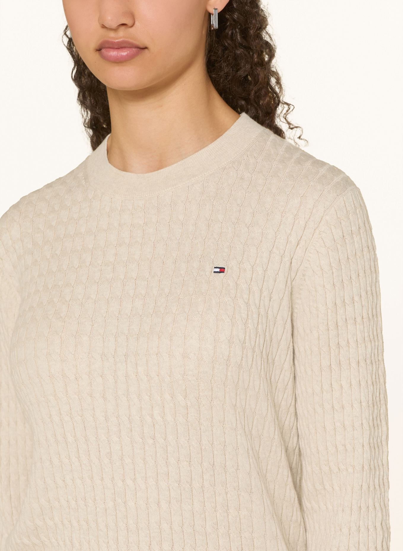 TOMMY HILFIGER Sweater: BEIGE