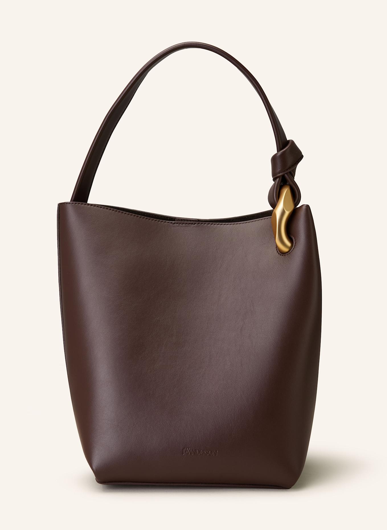 JW ANDERSON Schultertasche THE JWA CORNER: DUNKELBRAUN