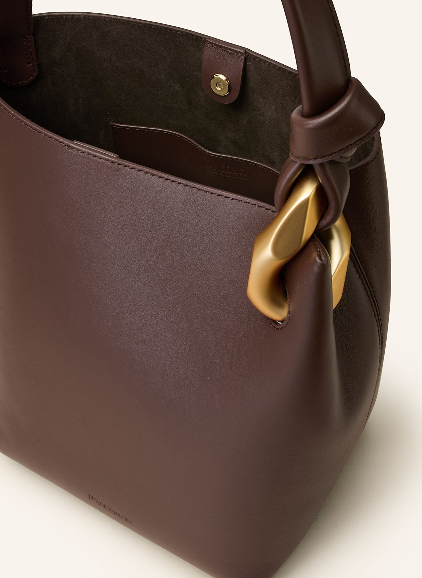 JW ANDERSON Schultertasche THE JWA CORNER: DUNKELBRAUN