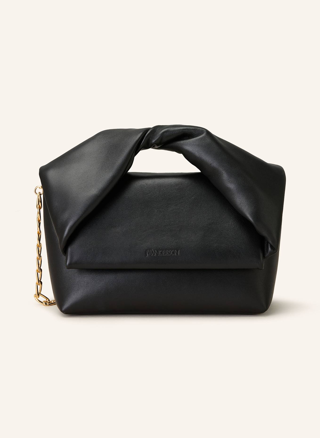 JW ANDERSON Handtasche TWISTER MIDI: SCHWARZ