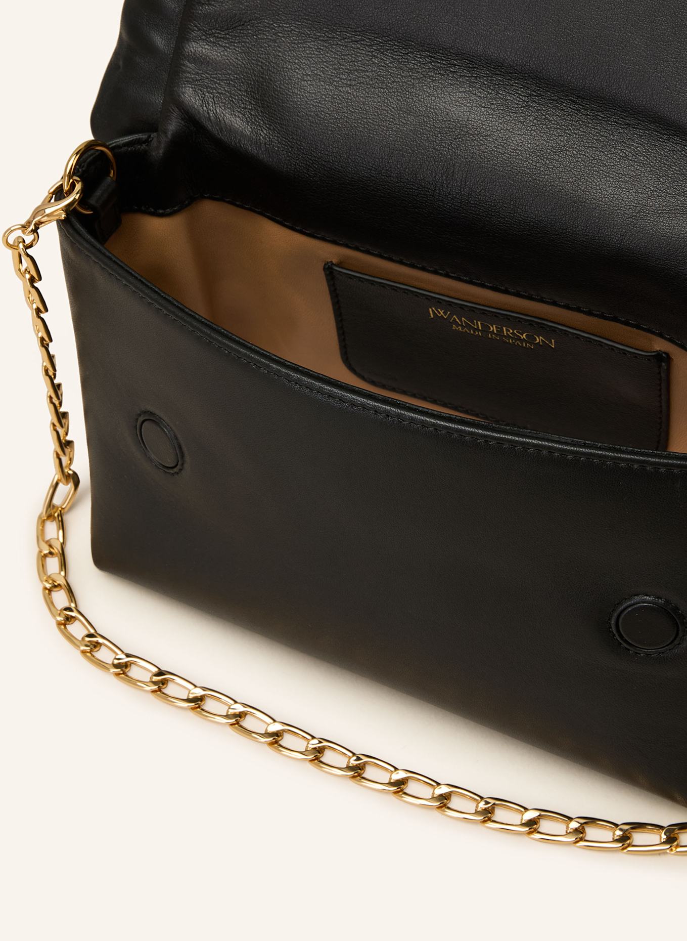 JW ANDERSON Handtasche TWISTER MIDI: SCHWARZ