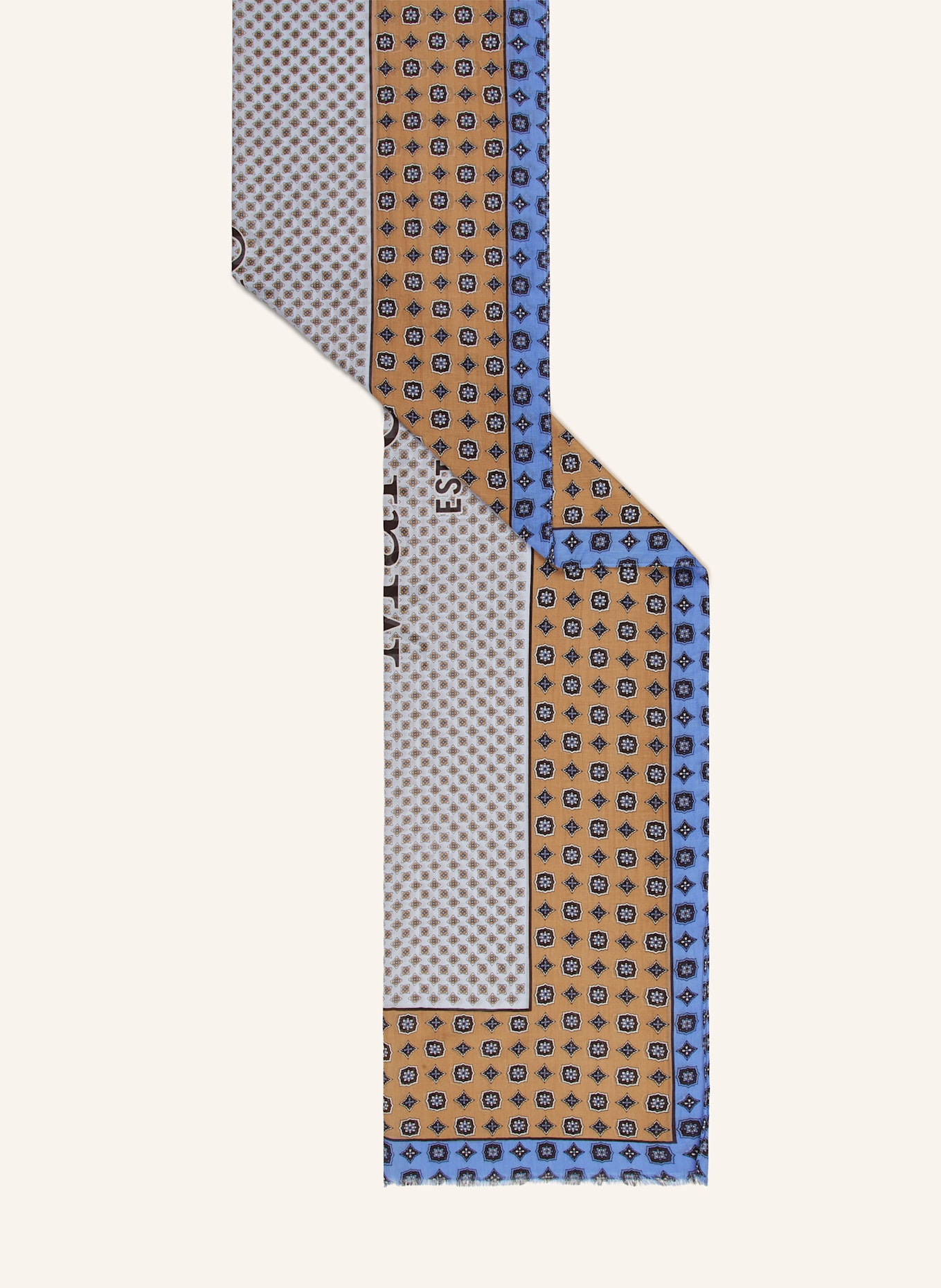 Marc O'Polo Szal: BEŻOWY / JASNONIEBIESKI / NIEBIESKI