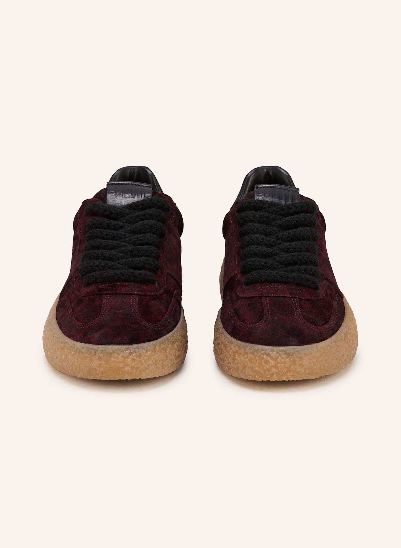 KENNEL & SCHMENGER Sneaker PIT: DUNKELROT/ SCHWARZ