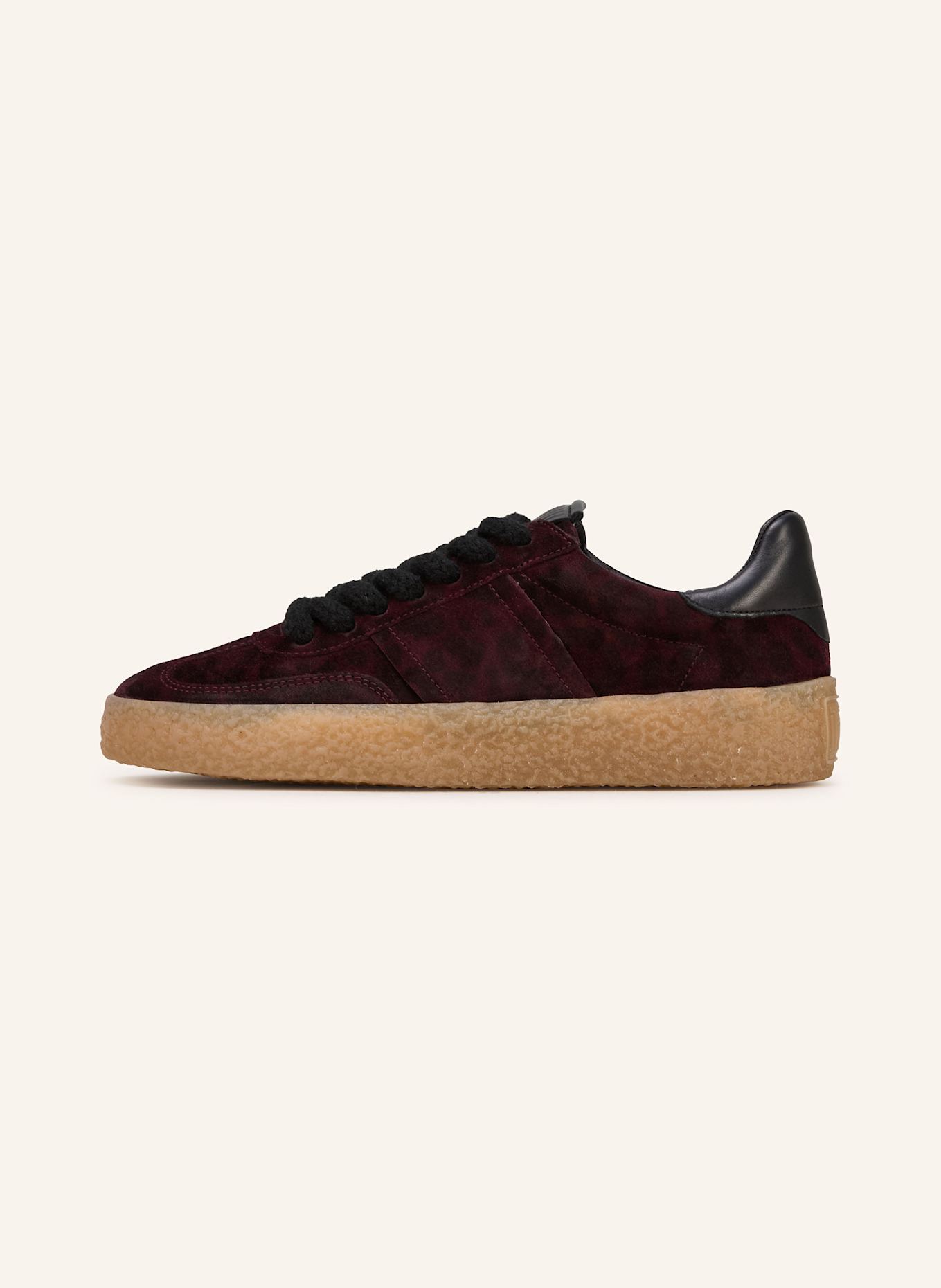KENNEL & SCHMENGER Sneaker PIT: DUNKELROT/ SCHWARZ