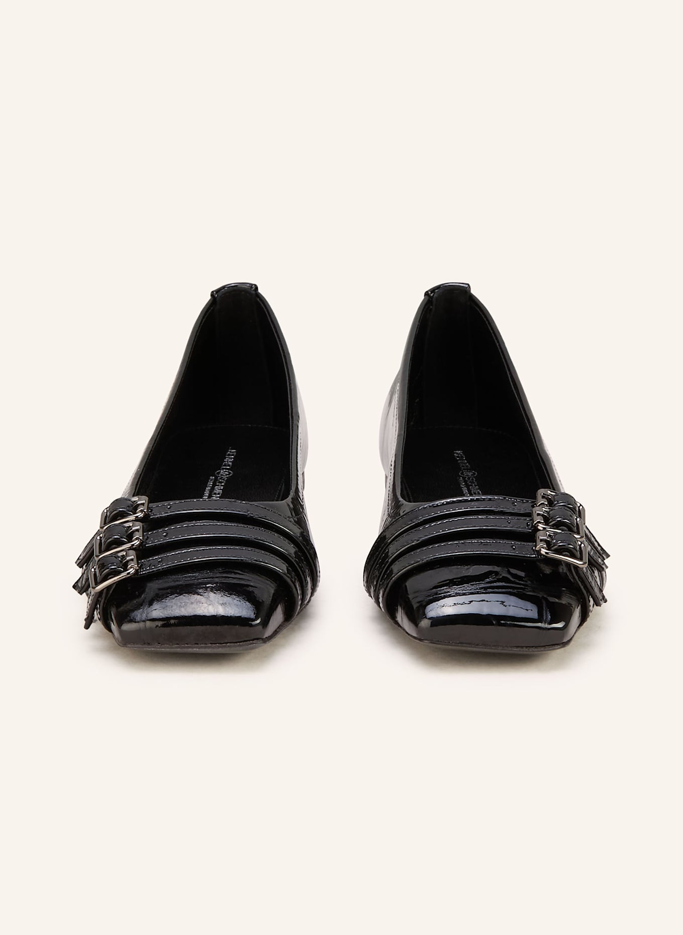 KENNEL & SCHMENGER Lackballerinas LEILA: SCHWARZ