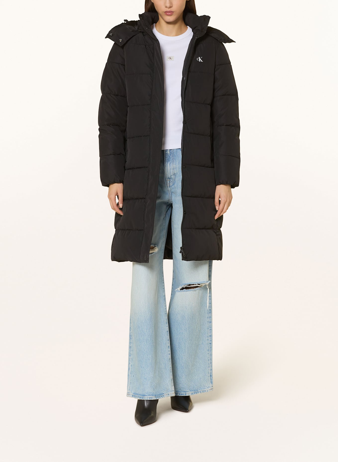 Calvin Klein Jeans Steppmantel: SCHWARZ